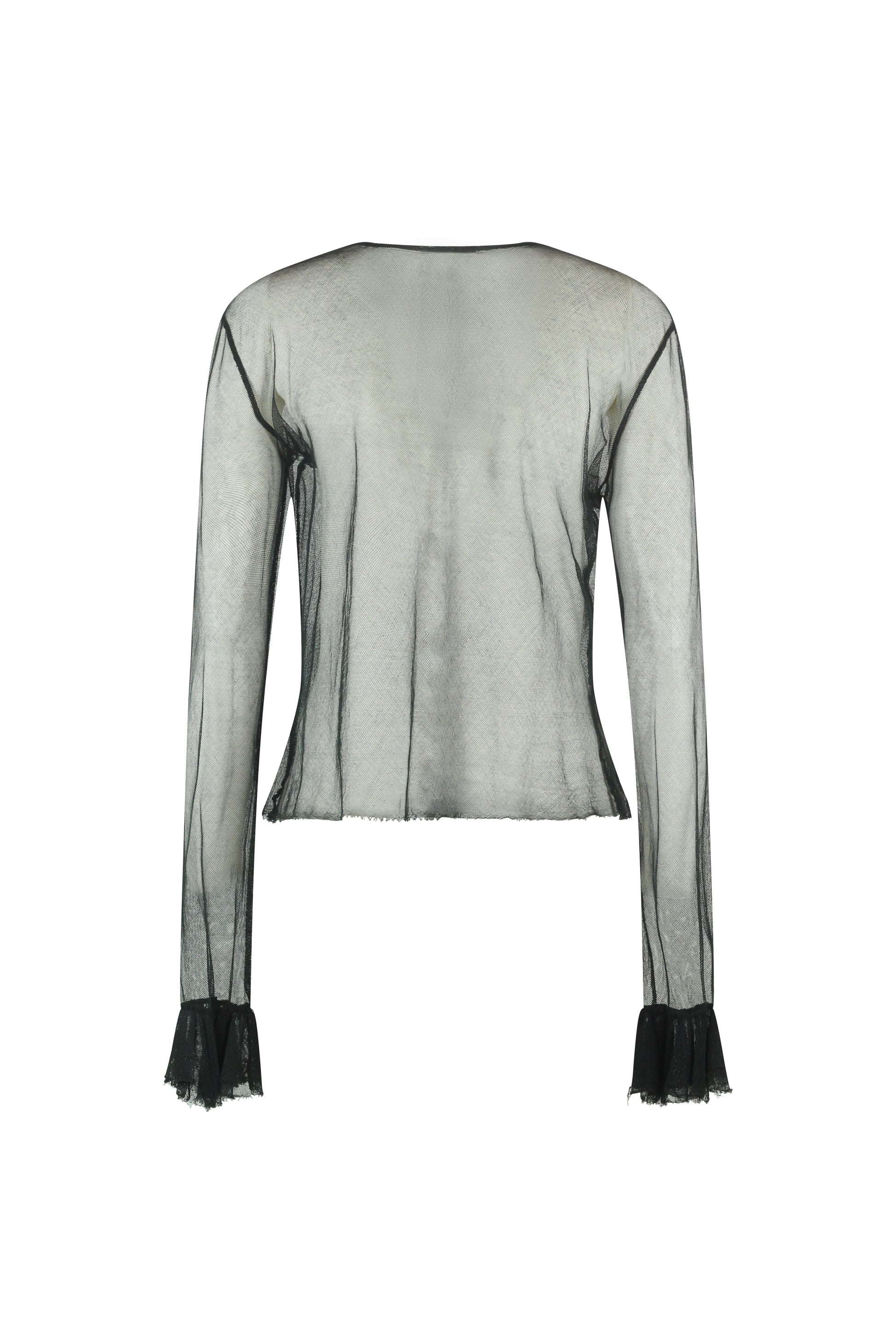 Mesh long sleeve shirt FW2001