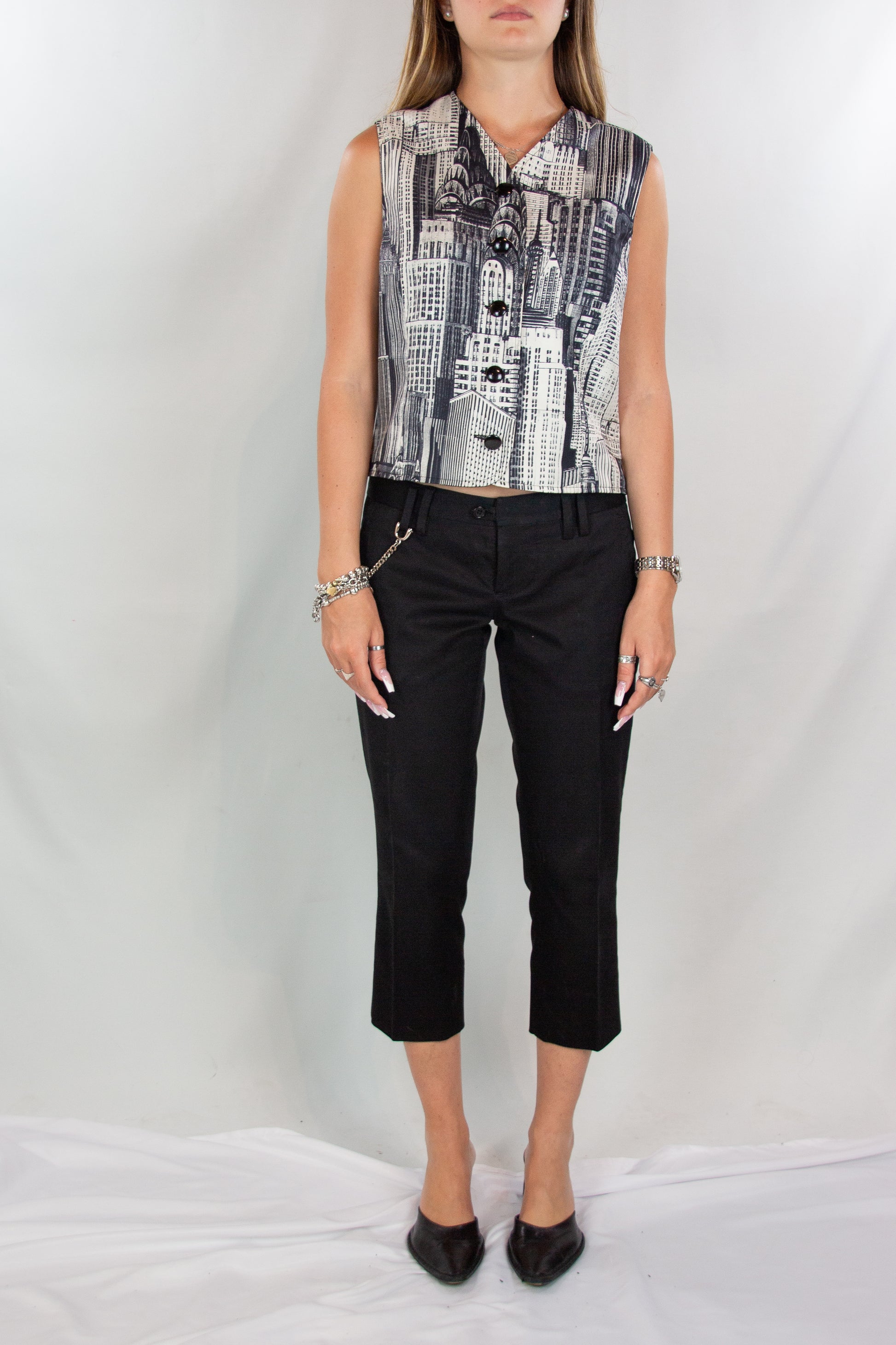 Vintage NYC pattern vest