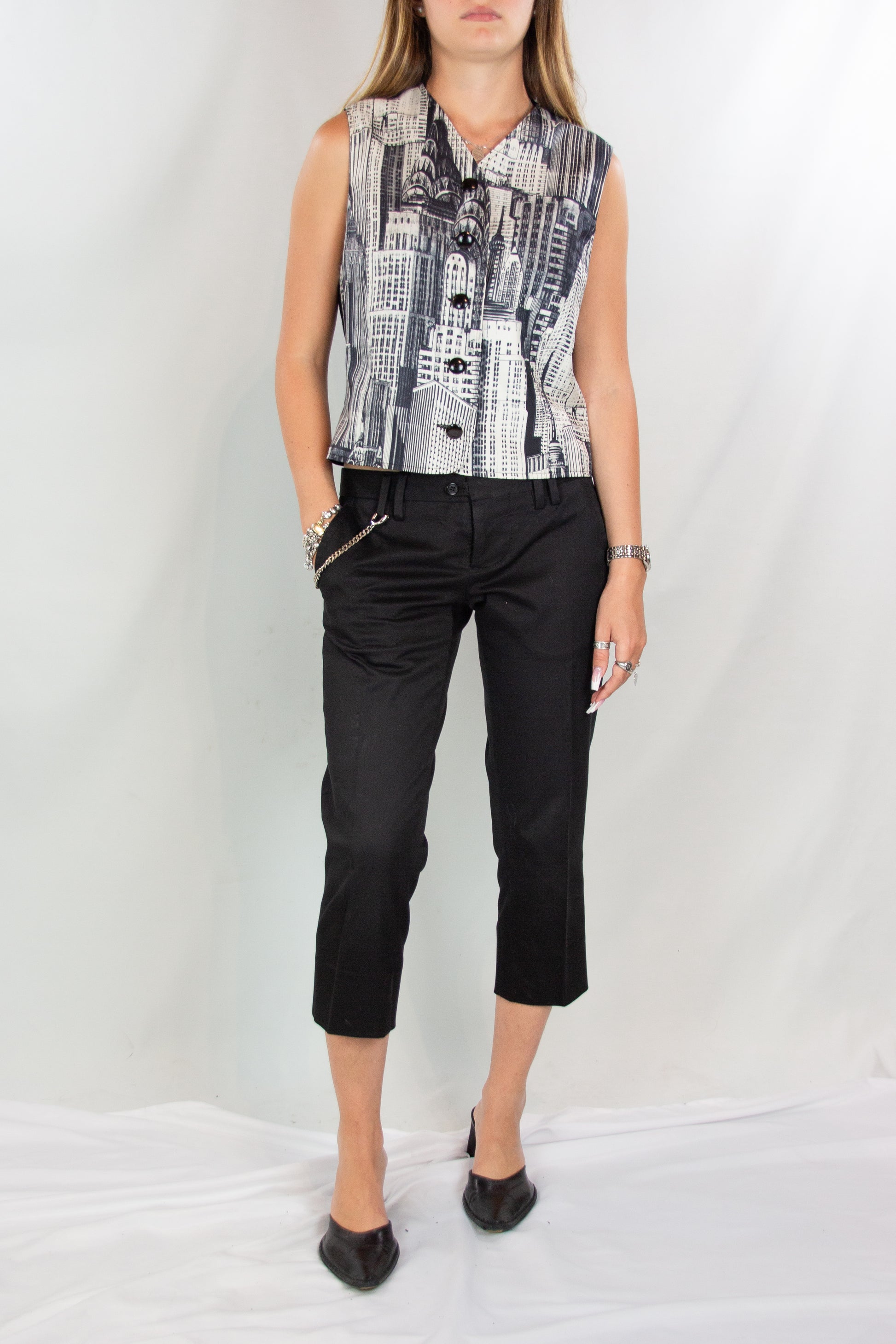 Vintage NYC pattern vest