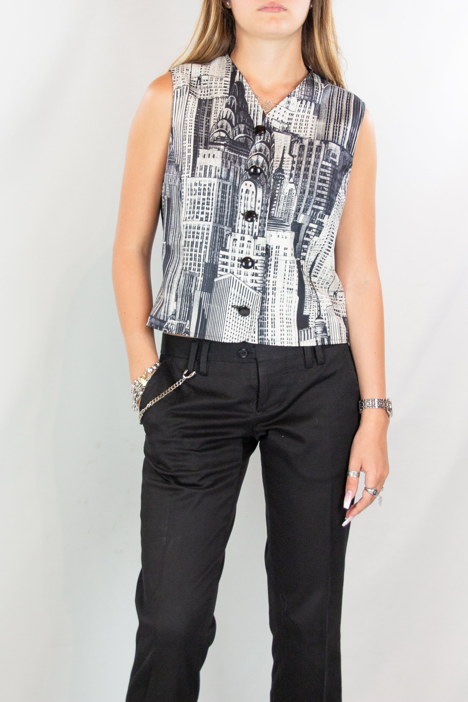 Vintage NYC pattern vest