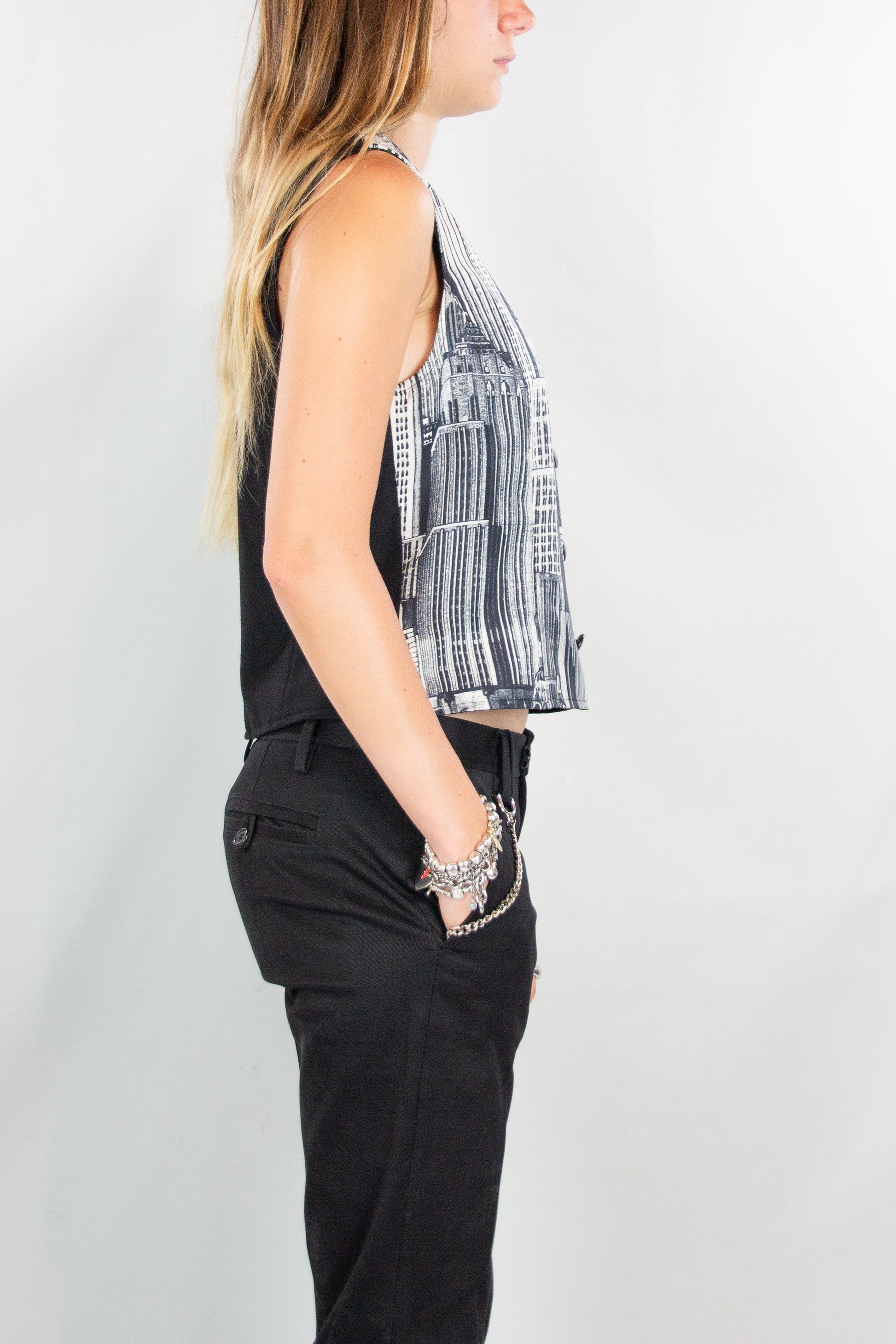 Vintage NYC pattern vest