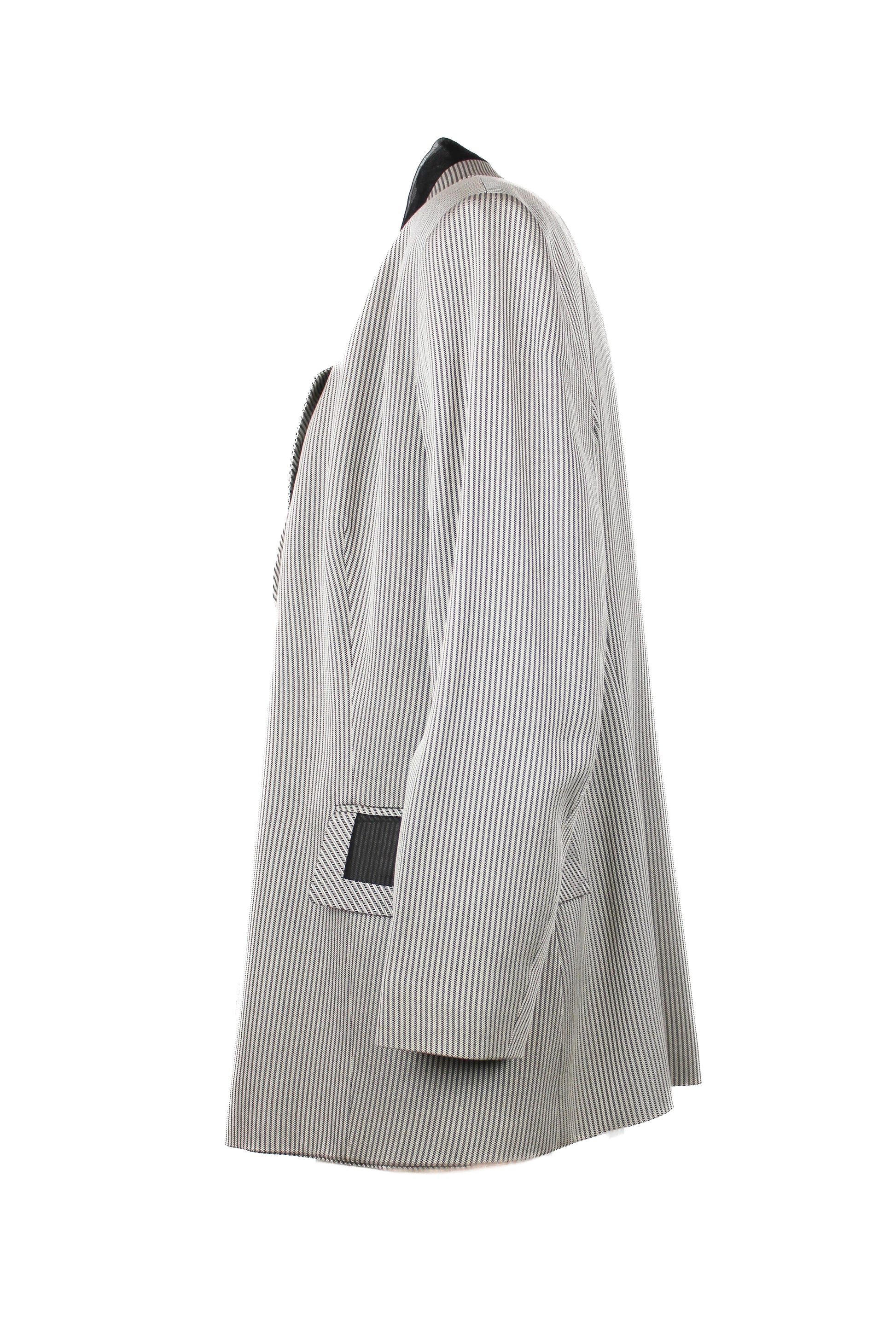 Tailleur with Midi Skirt and Chiffon Detail Jacket