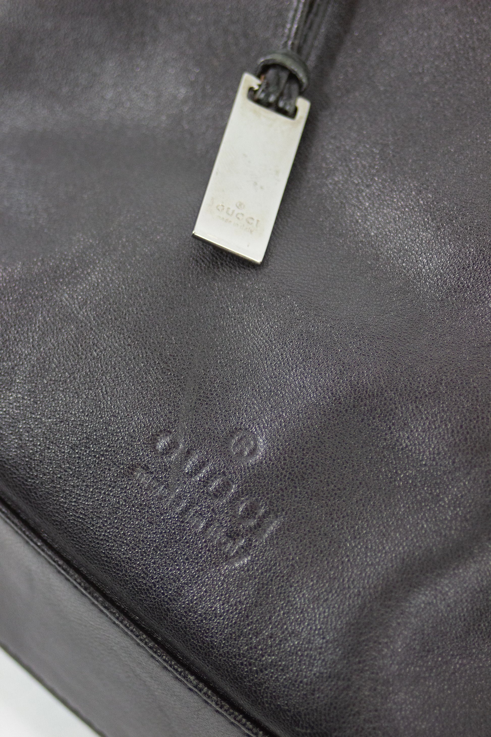 Borsa a tracolla in pelle con volant