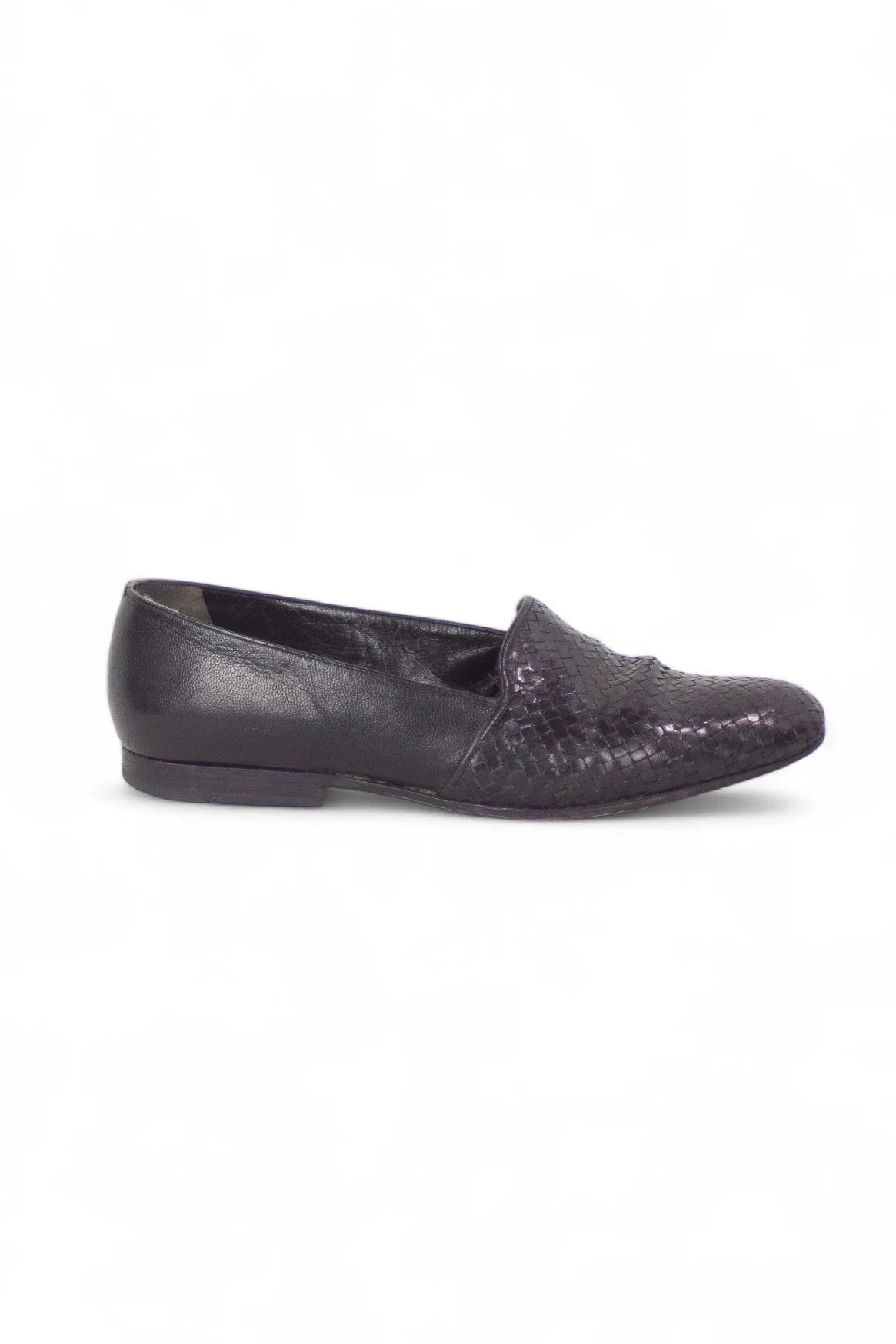 Woven point loafers
