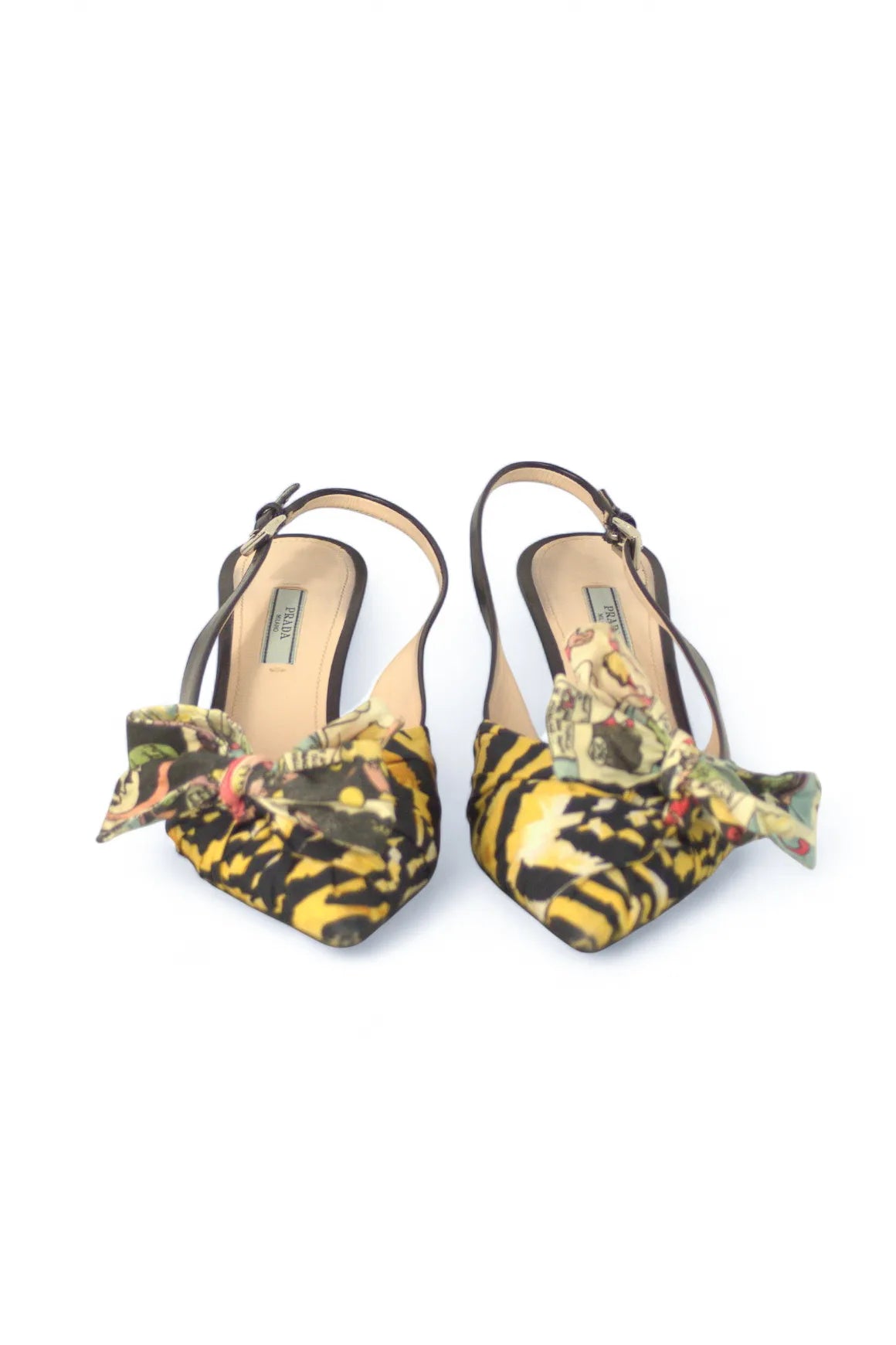 Tiger print slingback SS2018