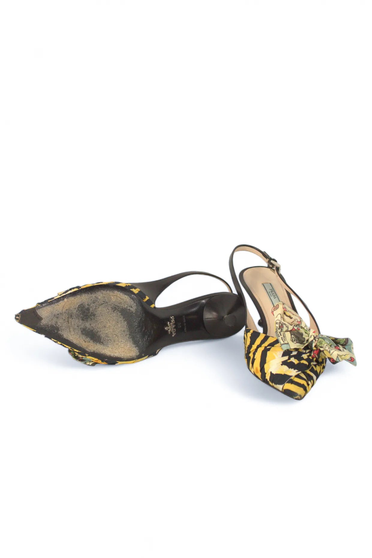 Tiger print slingback SS2018