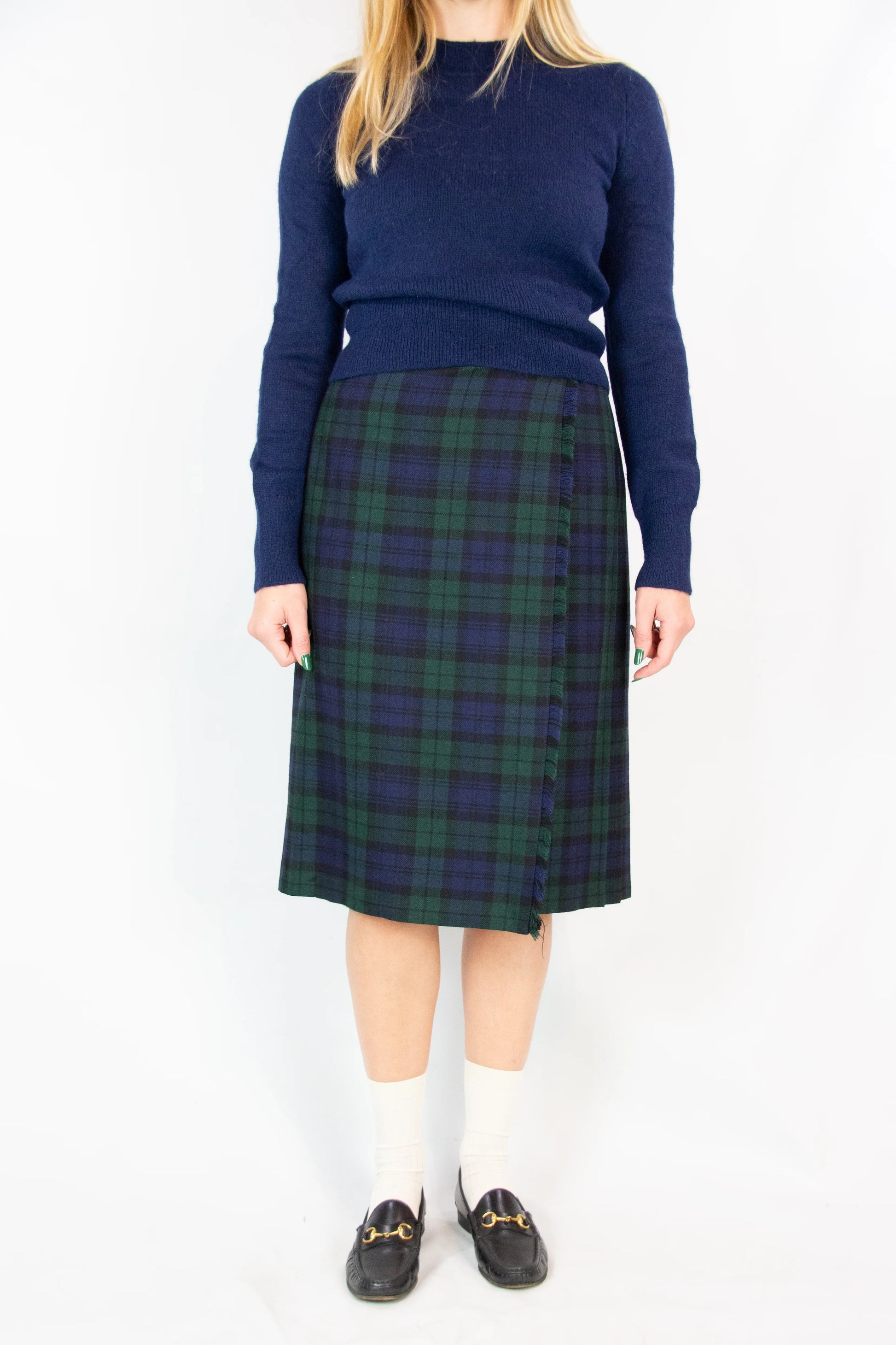 Vintage Black Watch Tartan Kilt