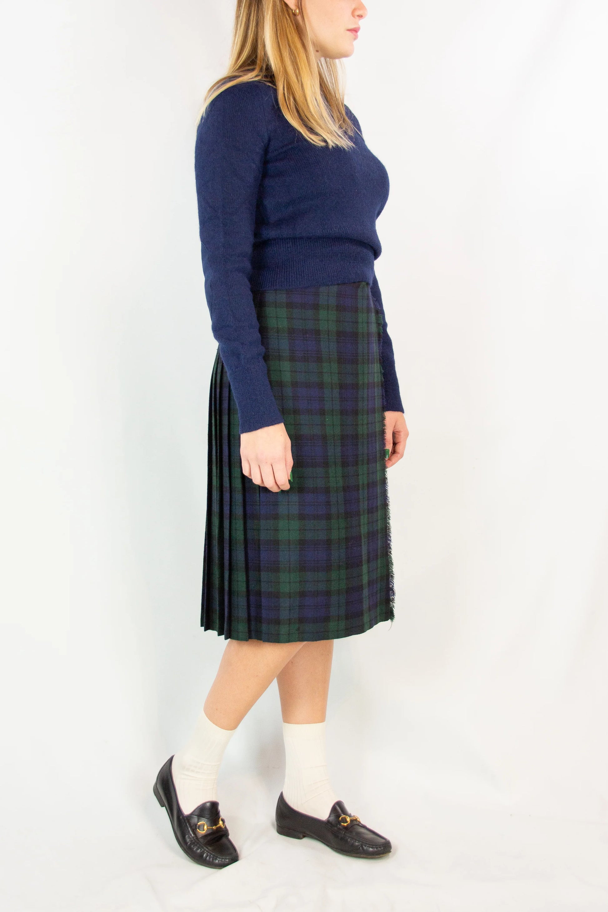 Vintage Black Watch Tartan Kilt
