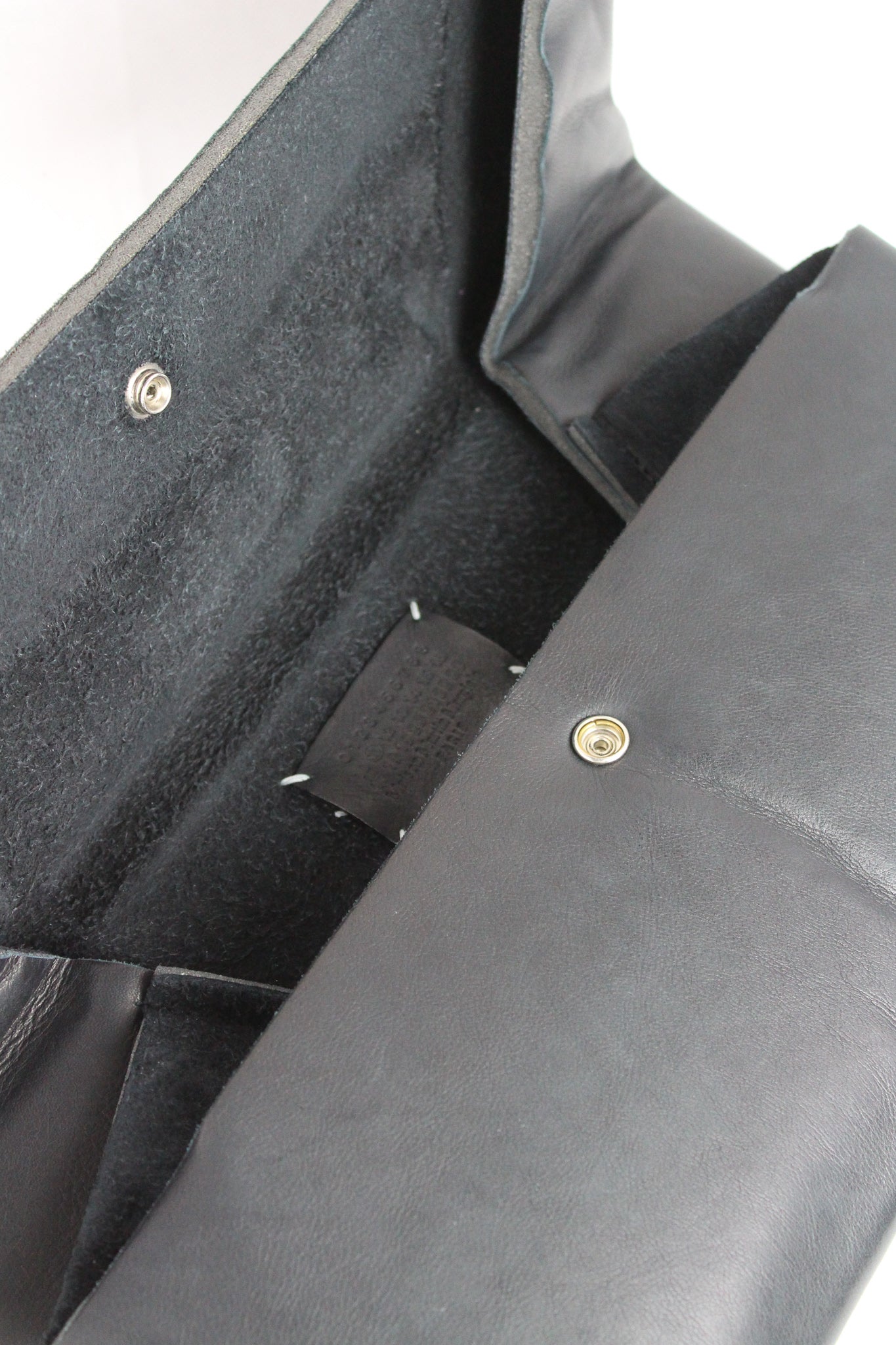 Asymmetric neoprene pochette