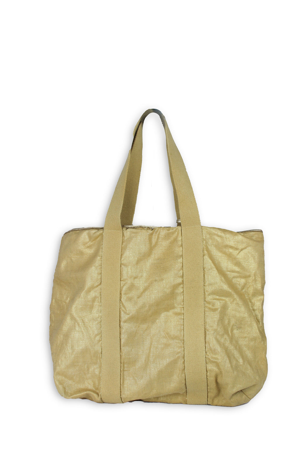 Golden beach tote