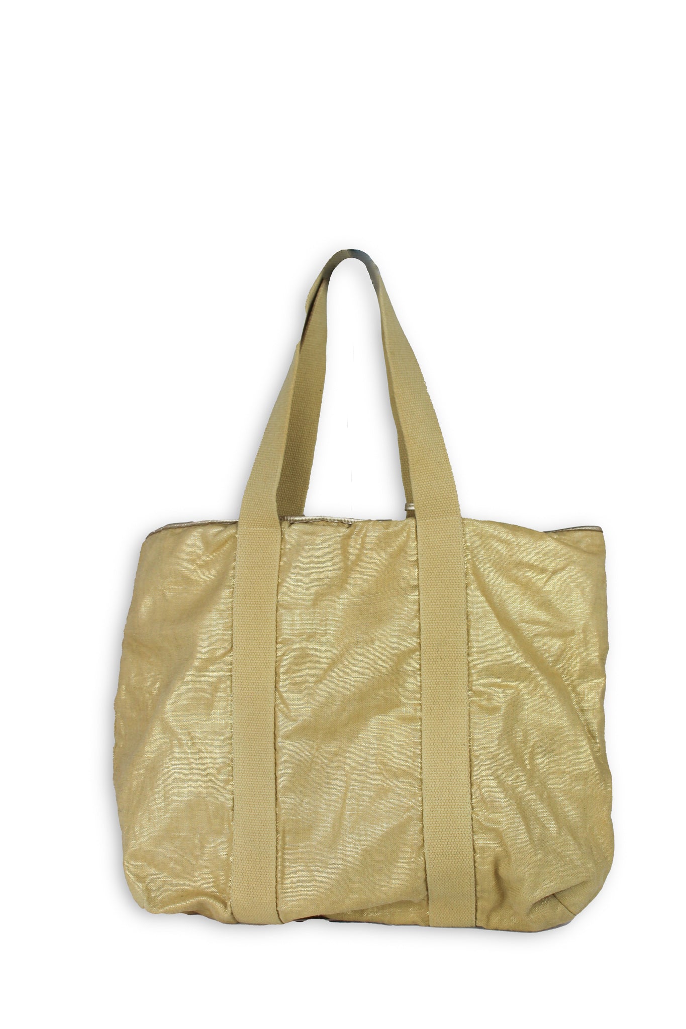 Golden beach tote