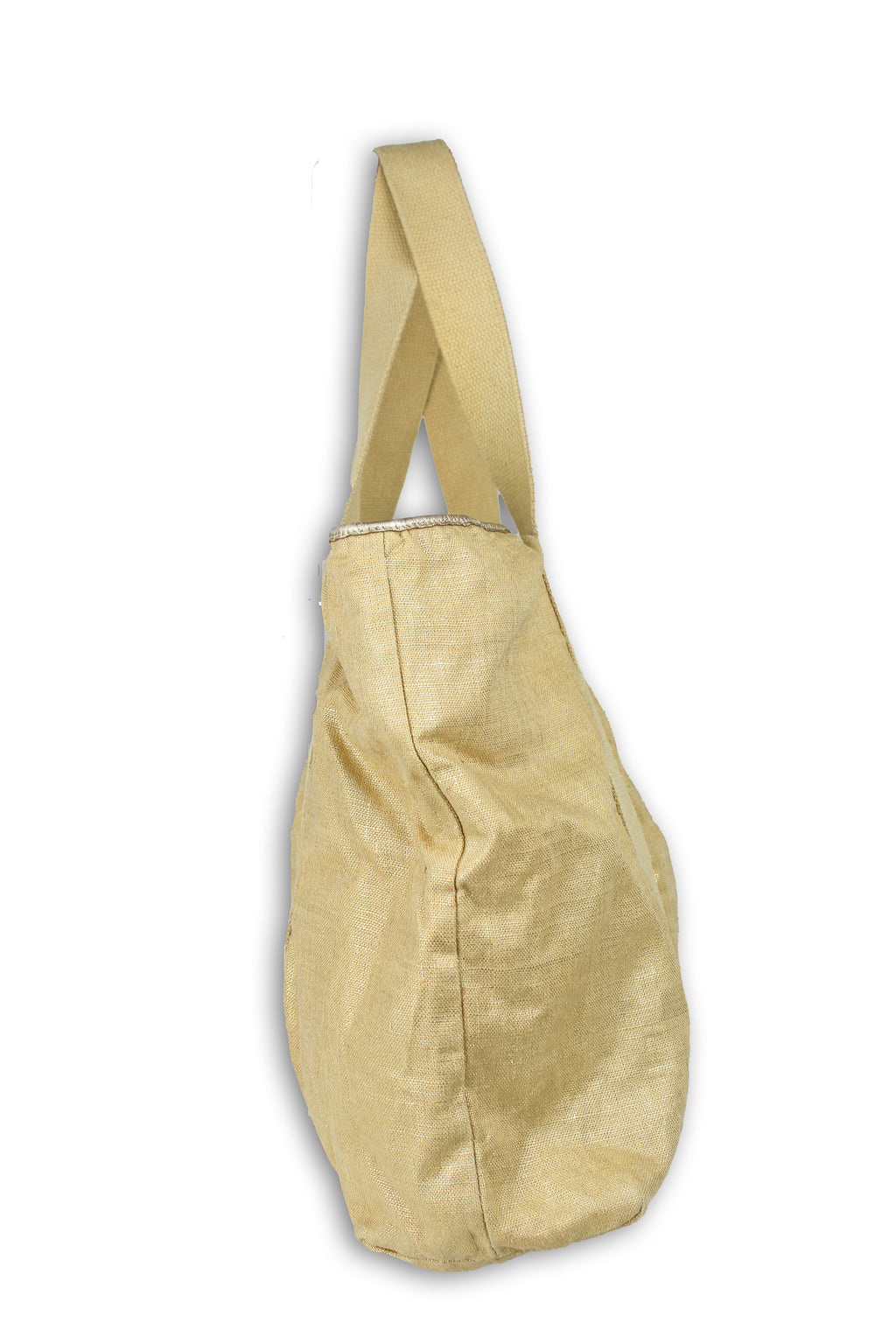 Golden beach tote