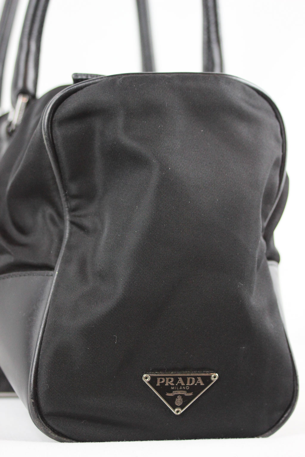 Vintage nylon bowler bag
