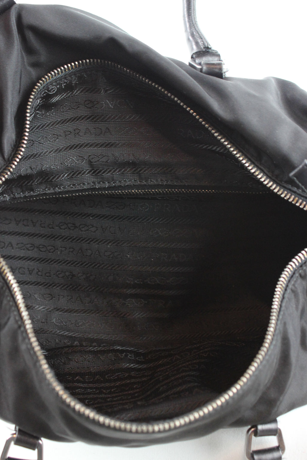 Vintage nylon bowler bag