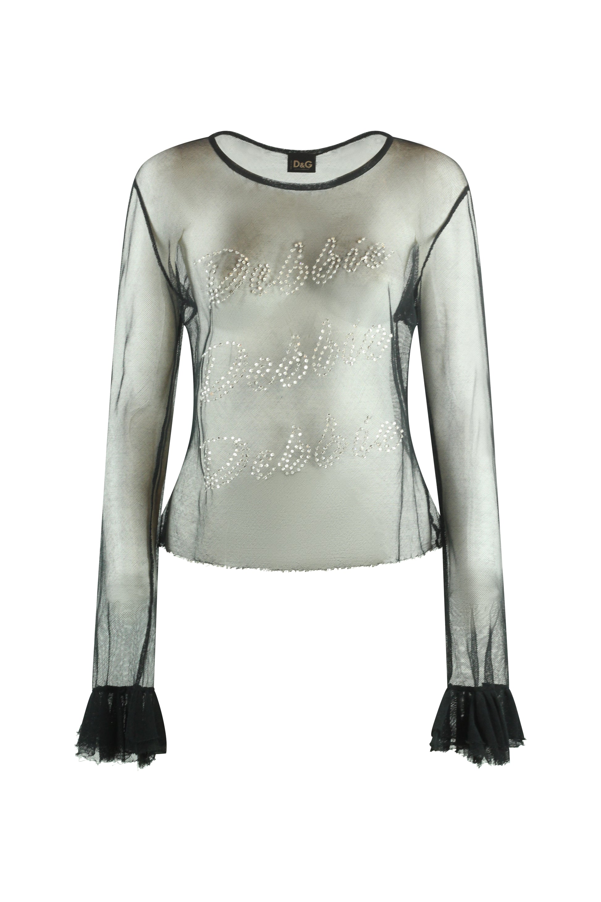 Mesh long sleeve shirt FW2001