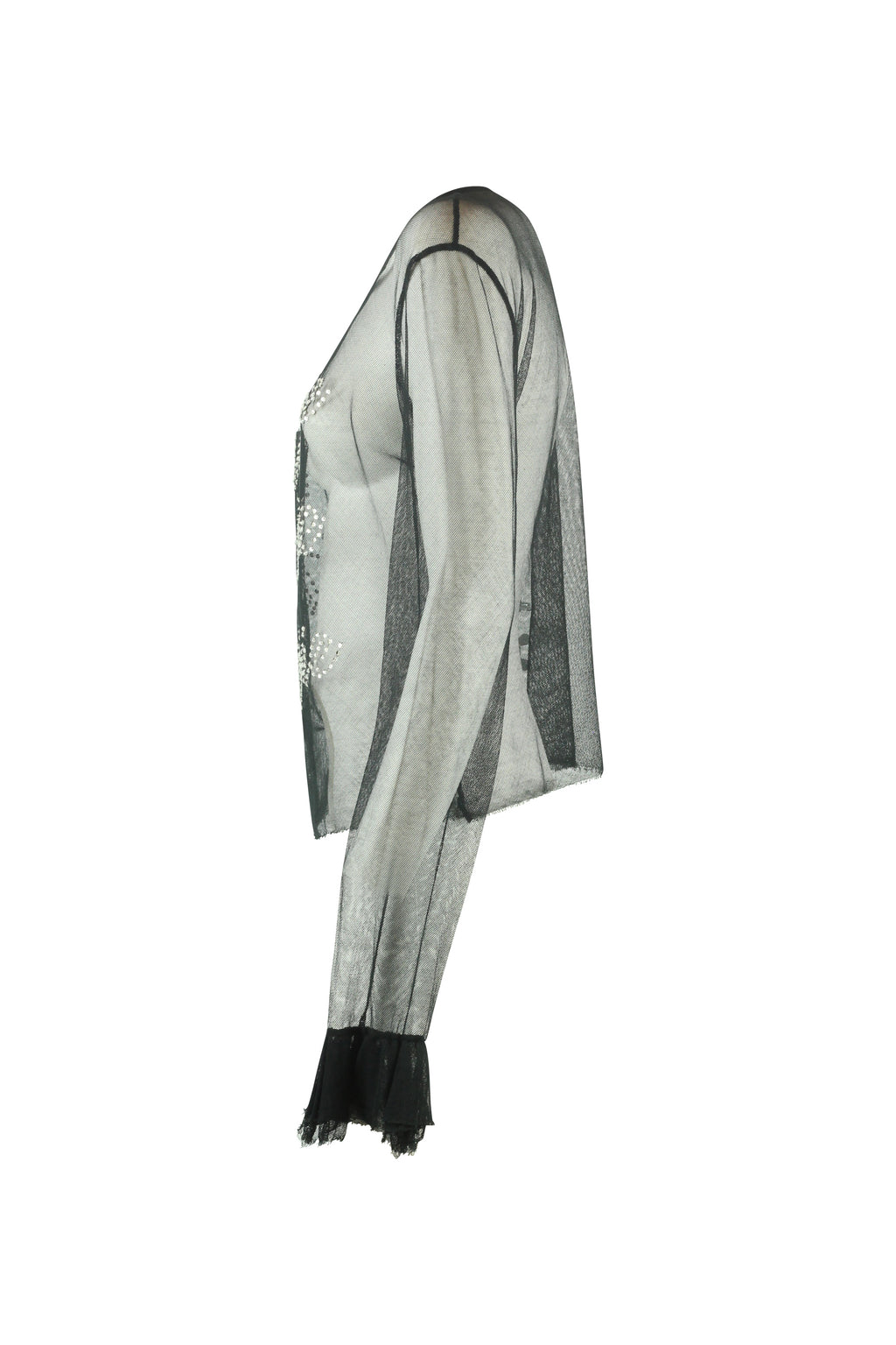 Mesh long sleeve shirt FW2001