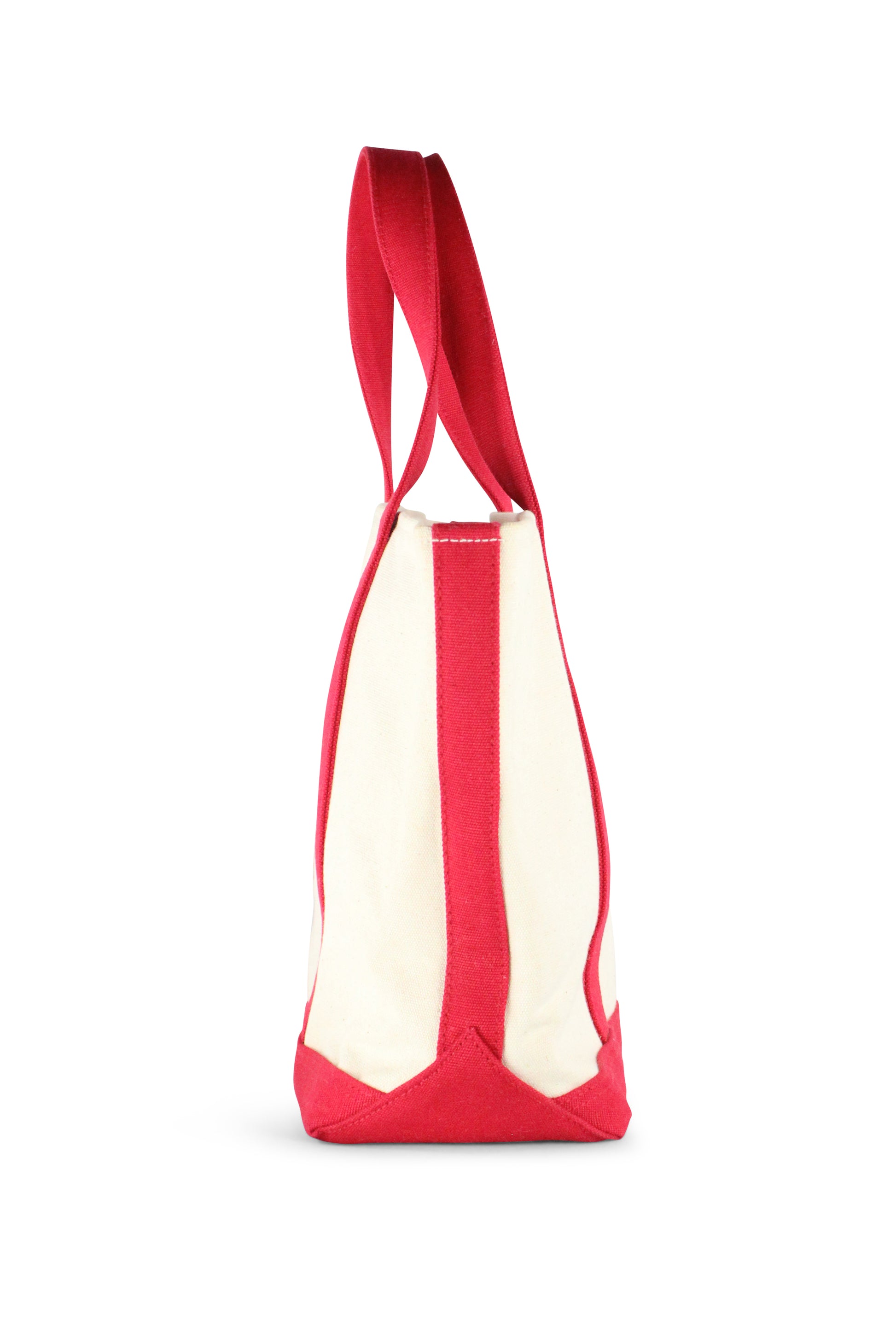 Canvas logo handbag