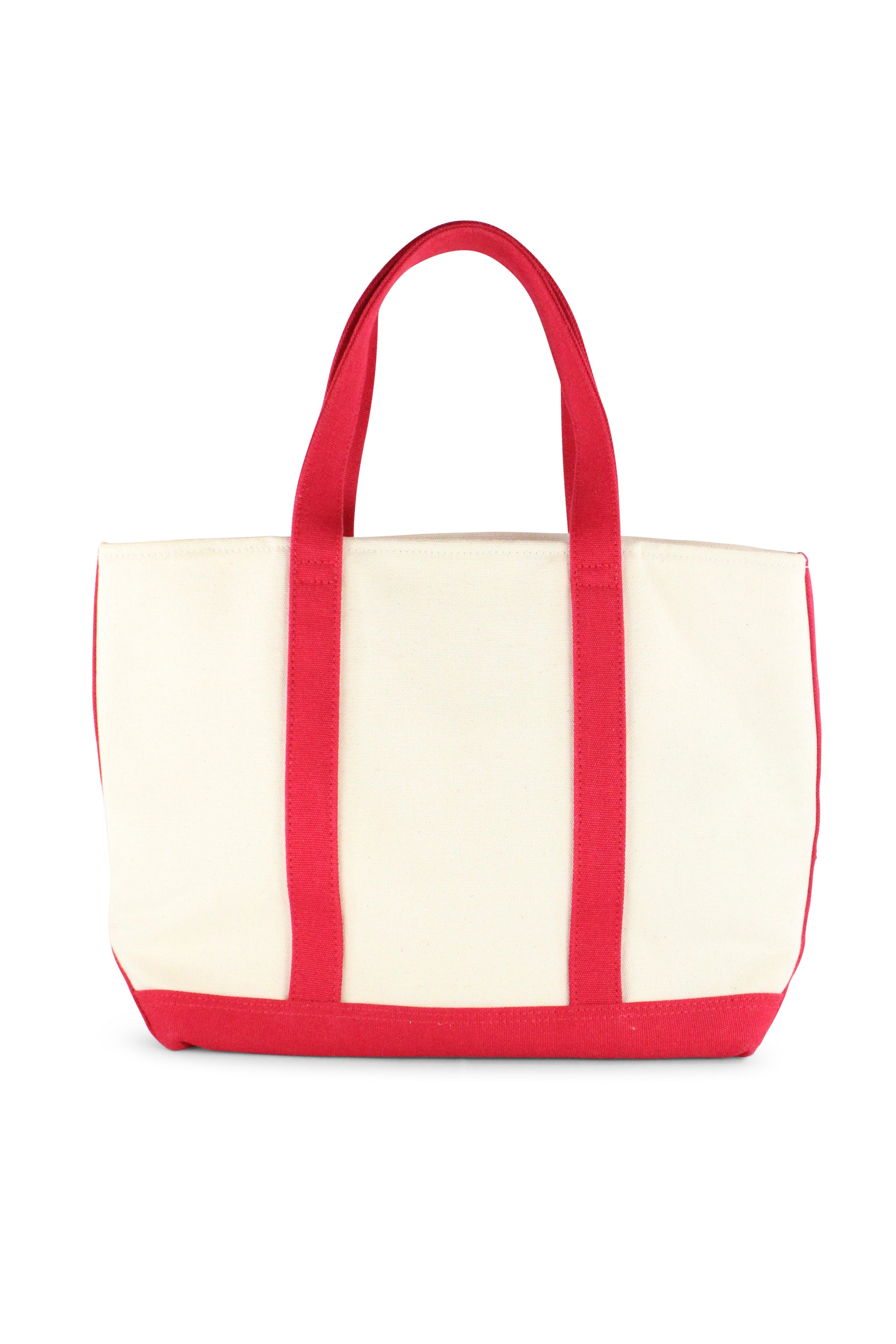 Canvas logo handbag