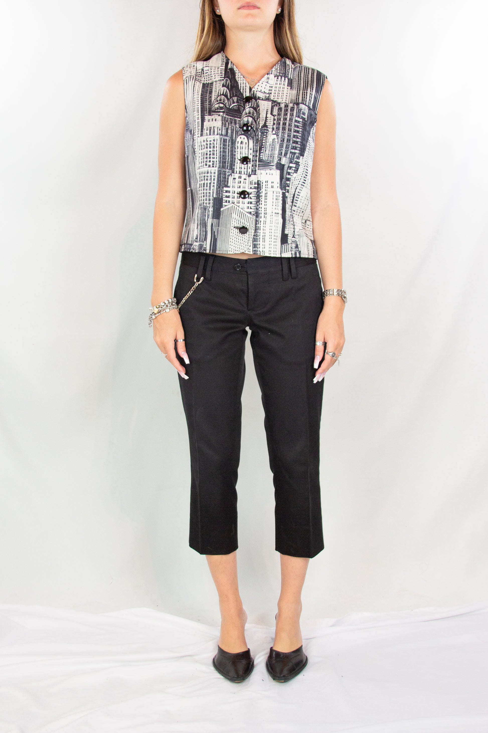 Vintage NYC pattern vest