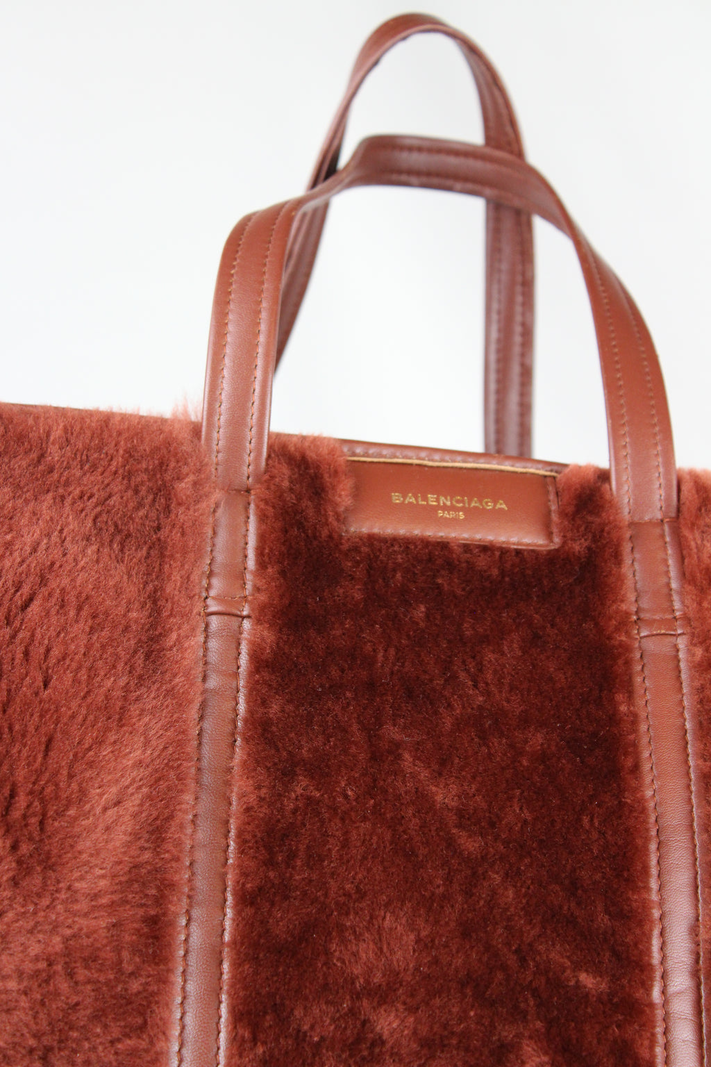 Shearling Bazar tote bag
