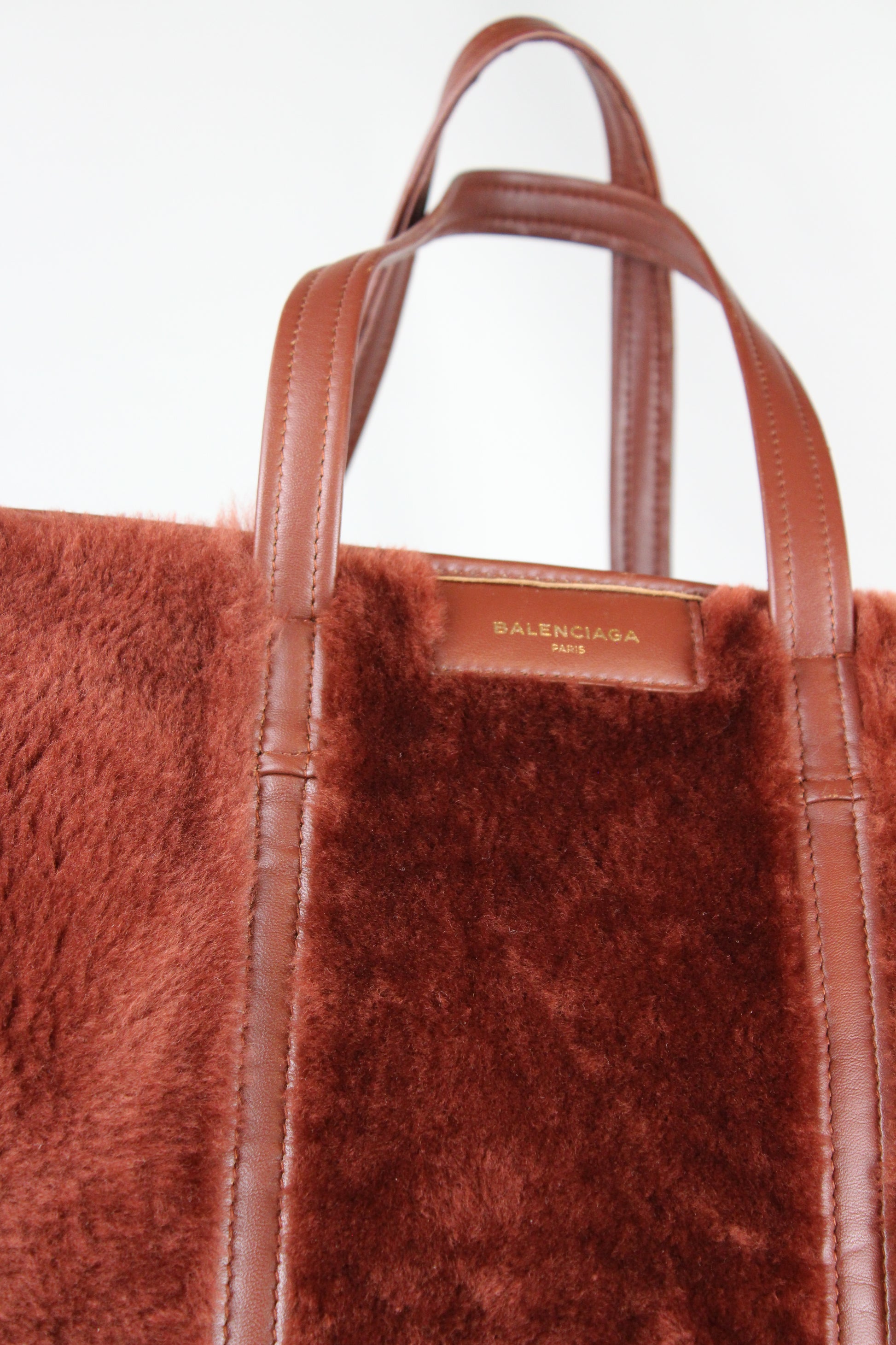 Shearling Bazar tote bag