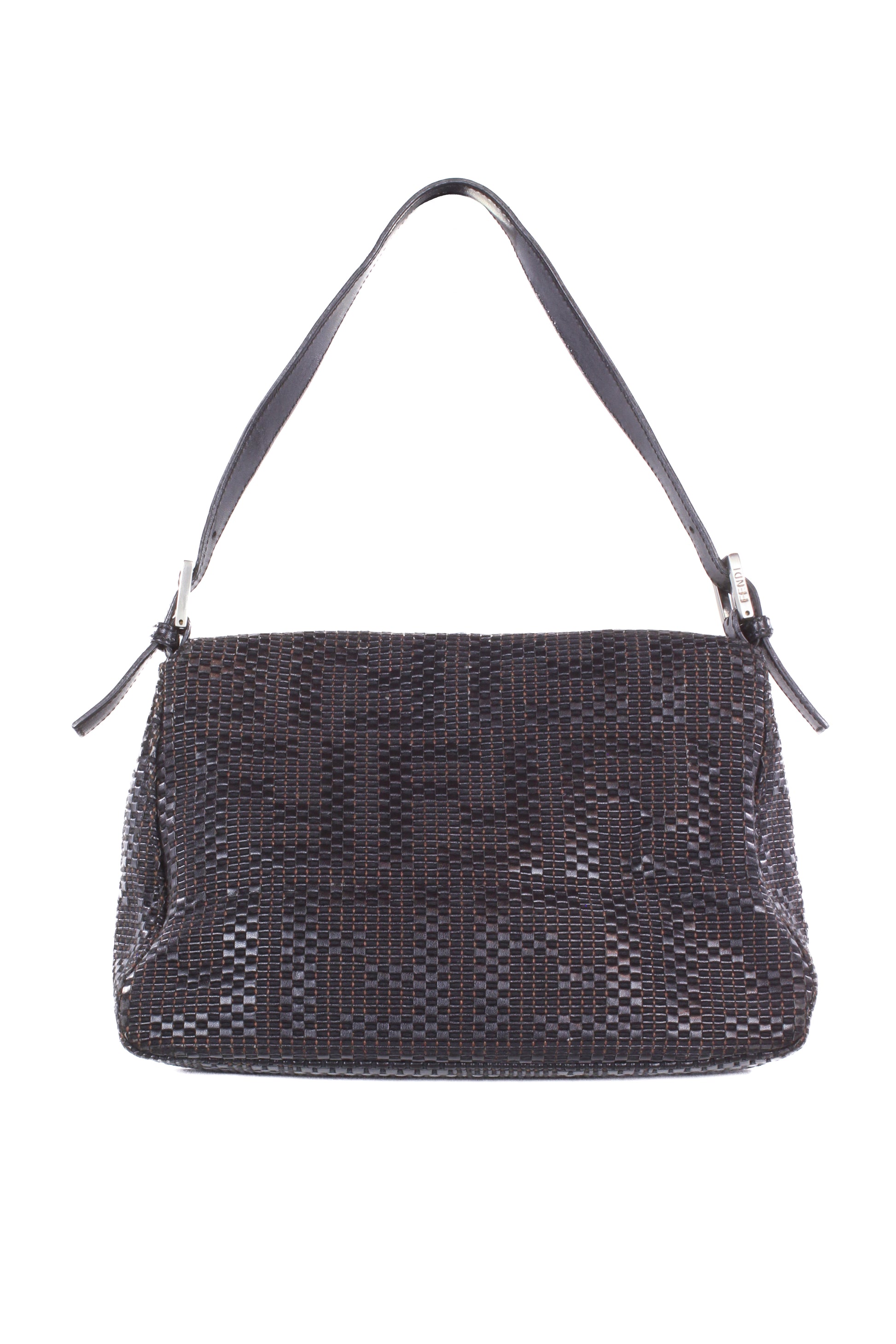 Mamma baguette intertwined leather