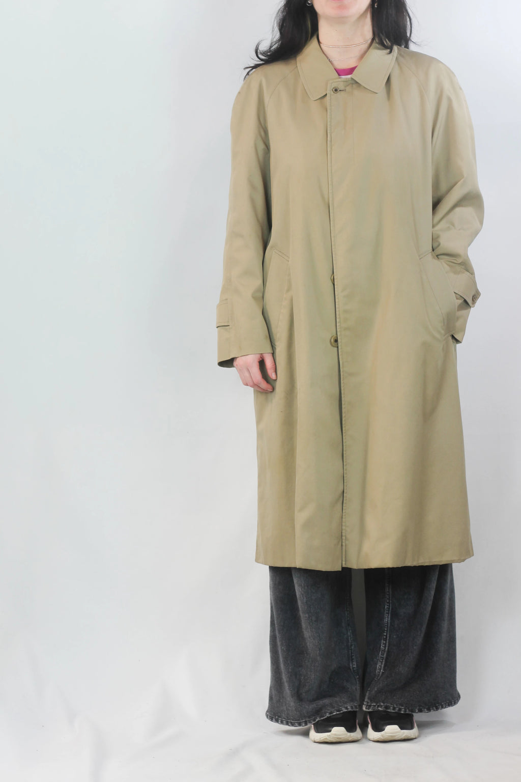 Straight Cut Trench Coat