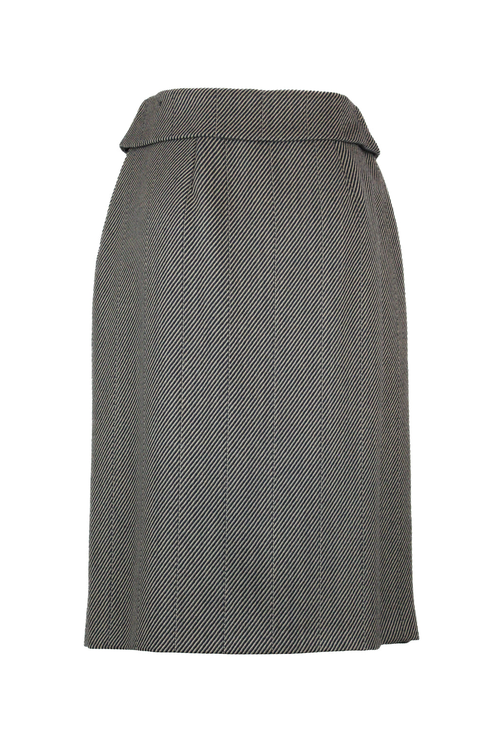 Wool striped tailleur