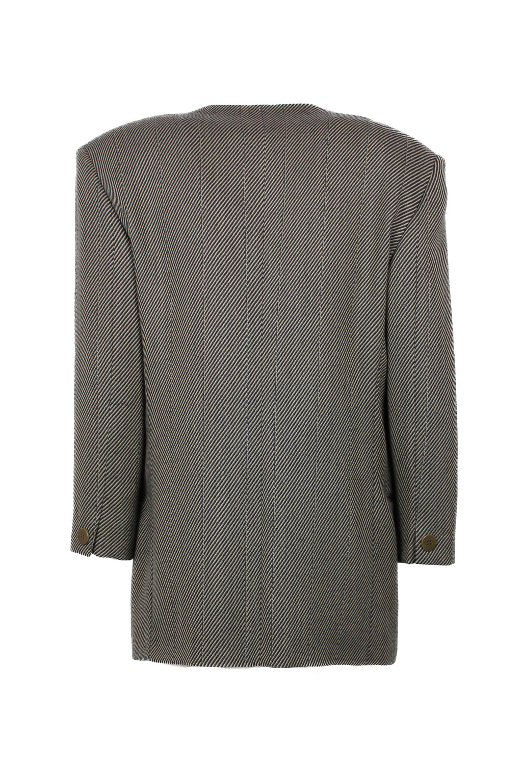 Wool striped tailleur