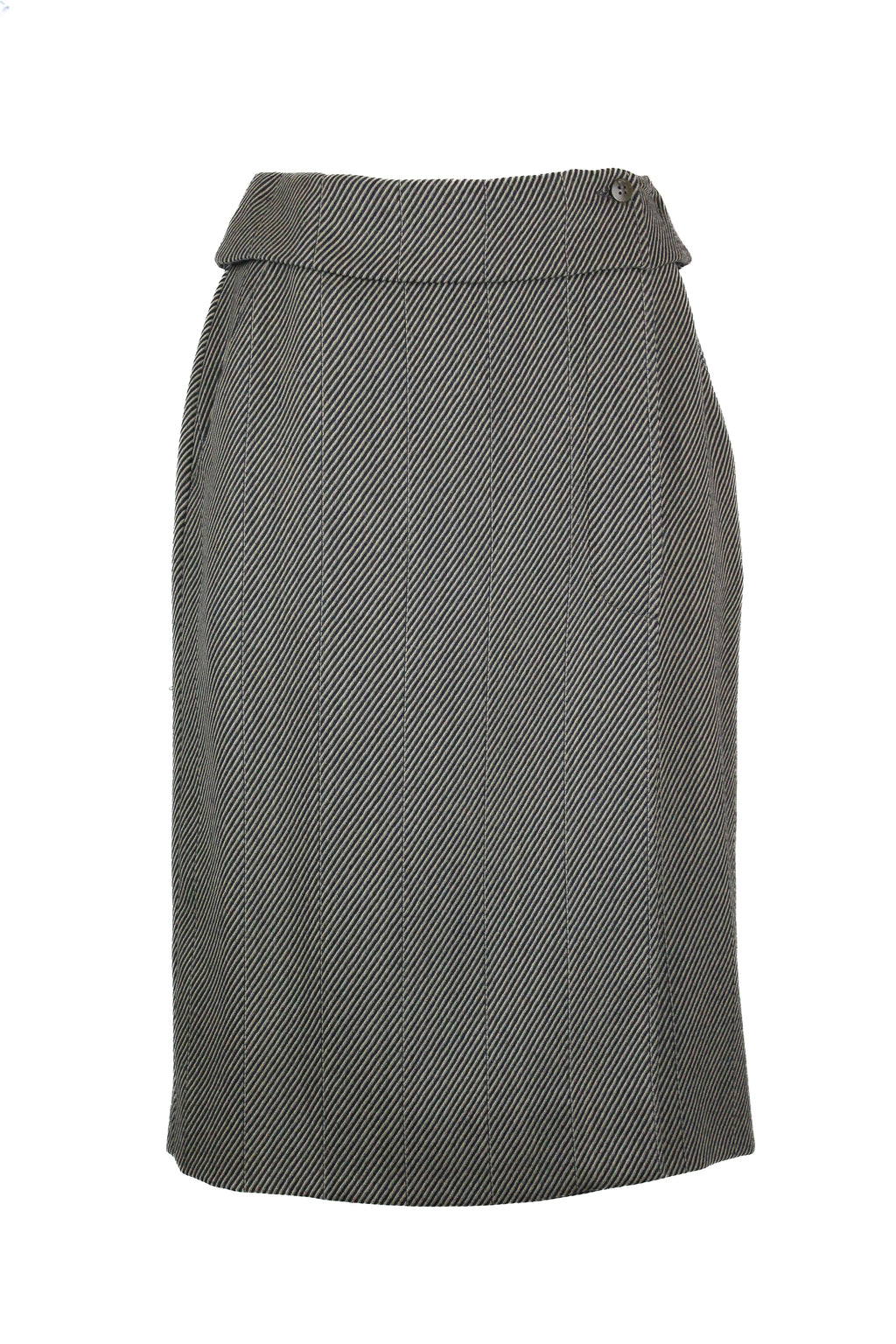 Wool striped tailleur