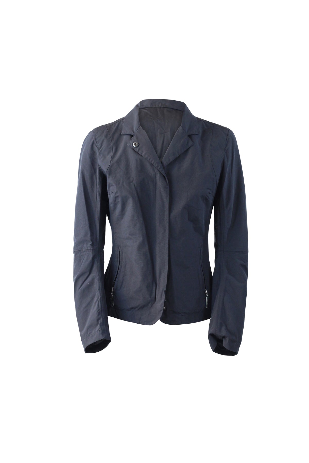 Navy Waterproof Fitted Blazer