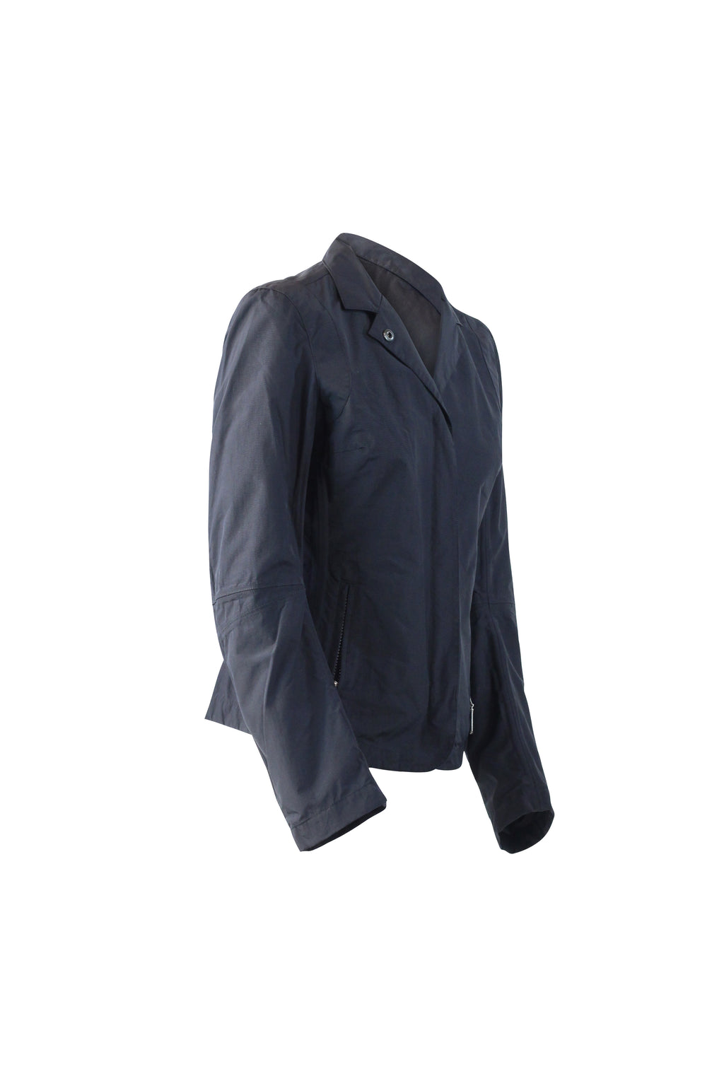 Navy Waterproof Fitted Blazer