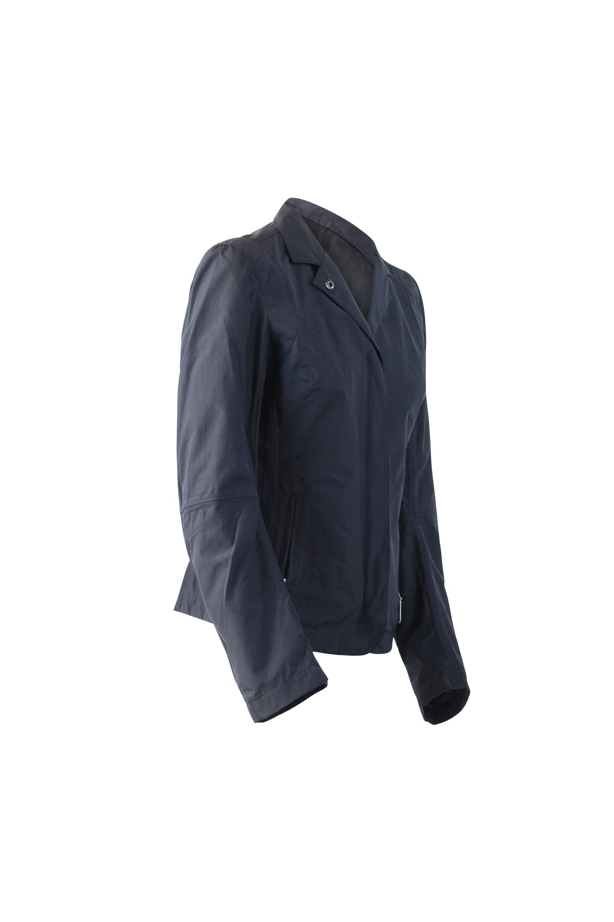 Navy Waterproof Fitted Blazer