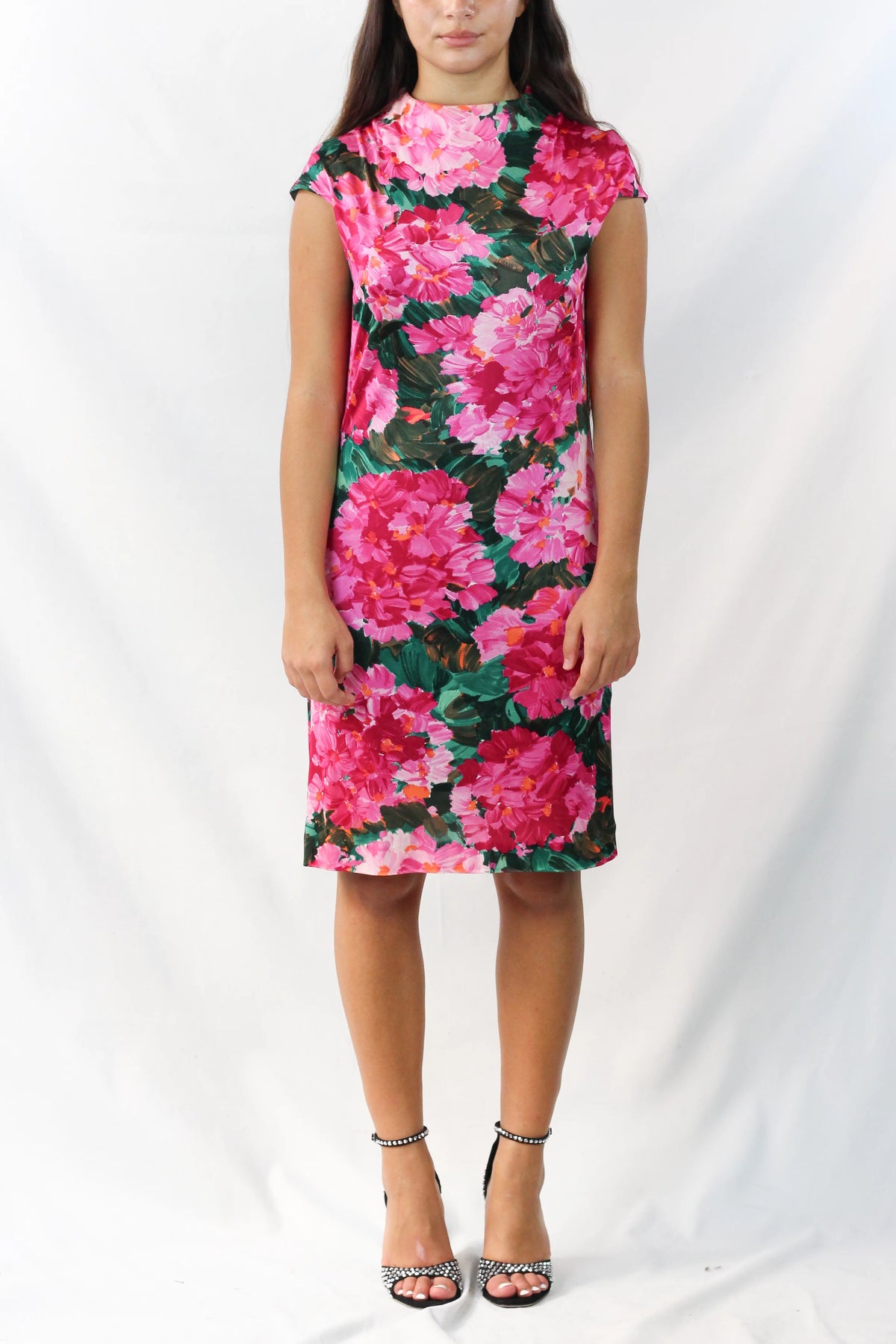 Sagomated Floral Shift Dress SS2008