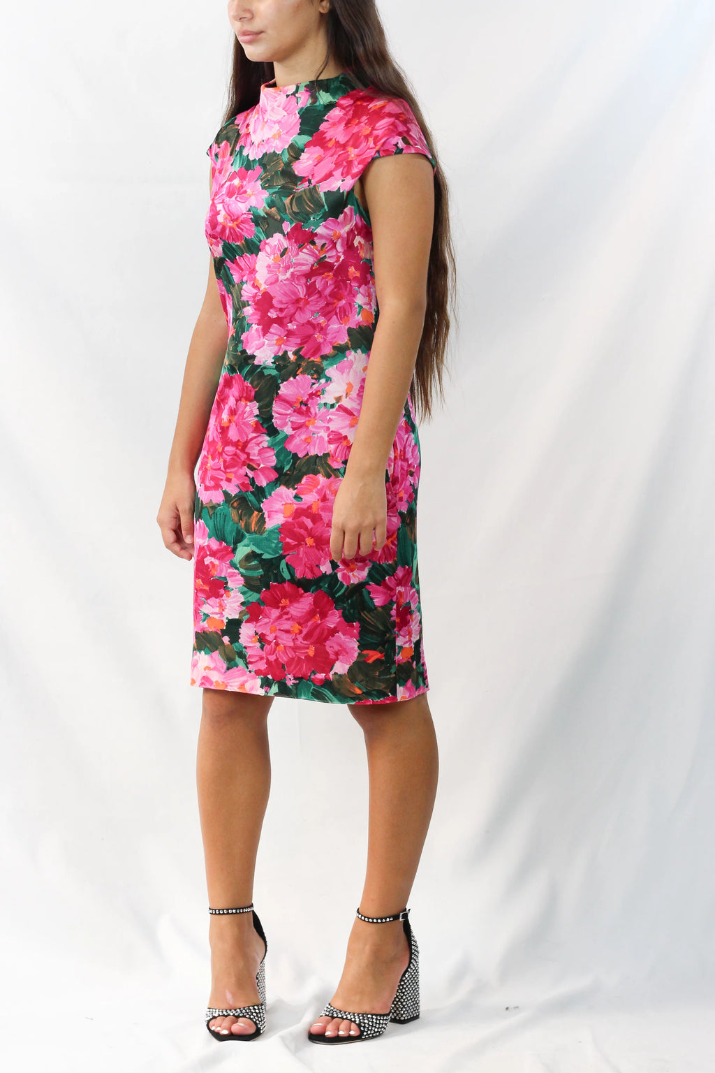 Sagomated Floral Shift Dress SS2008