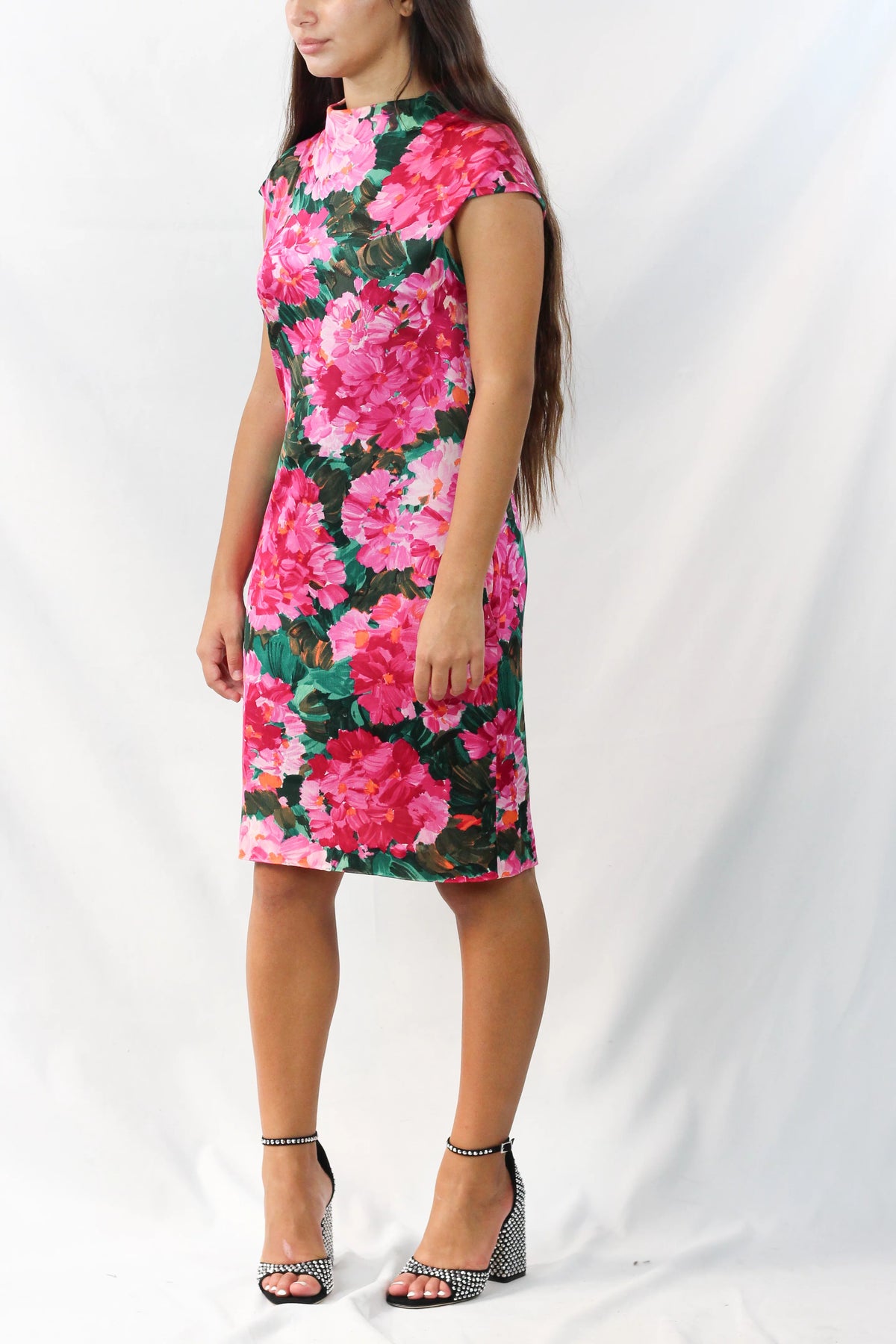 Sagomated Floral Shift Dress SS2008