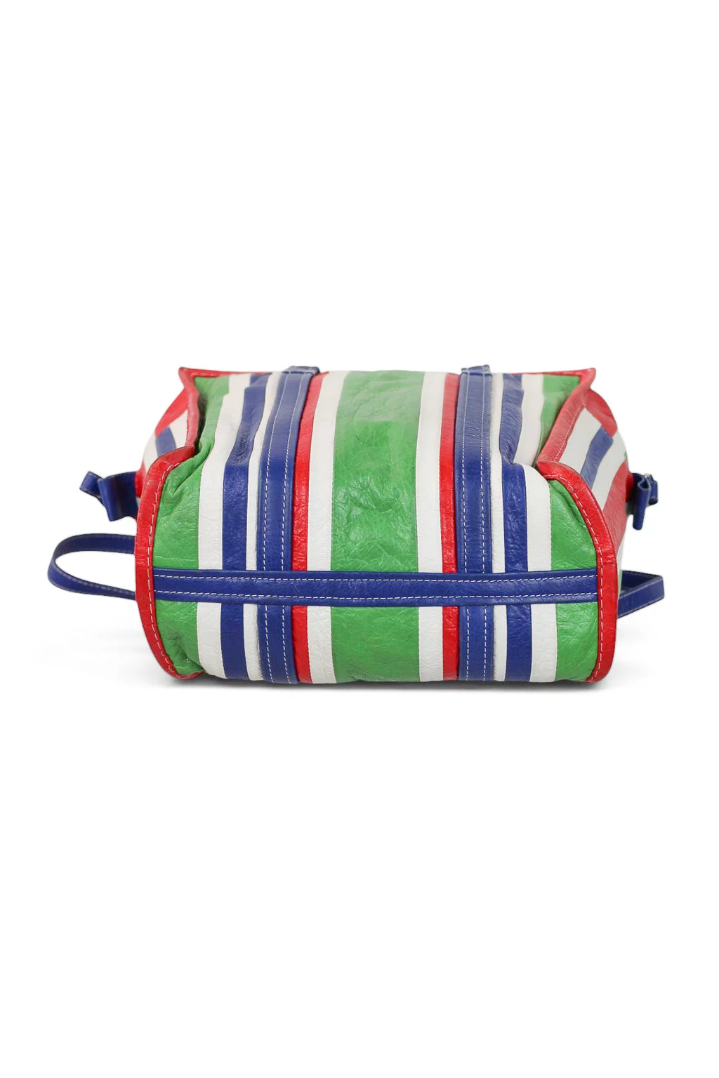 Bazar Medium Striped Calfskin Leather Tote