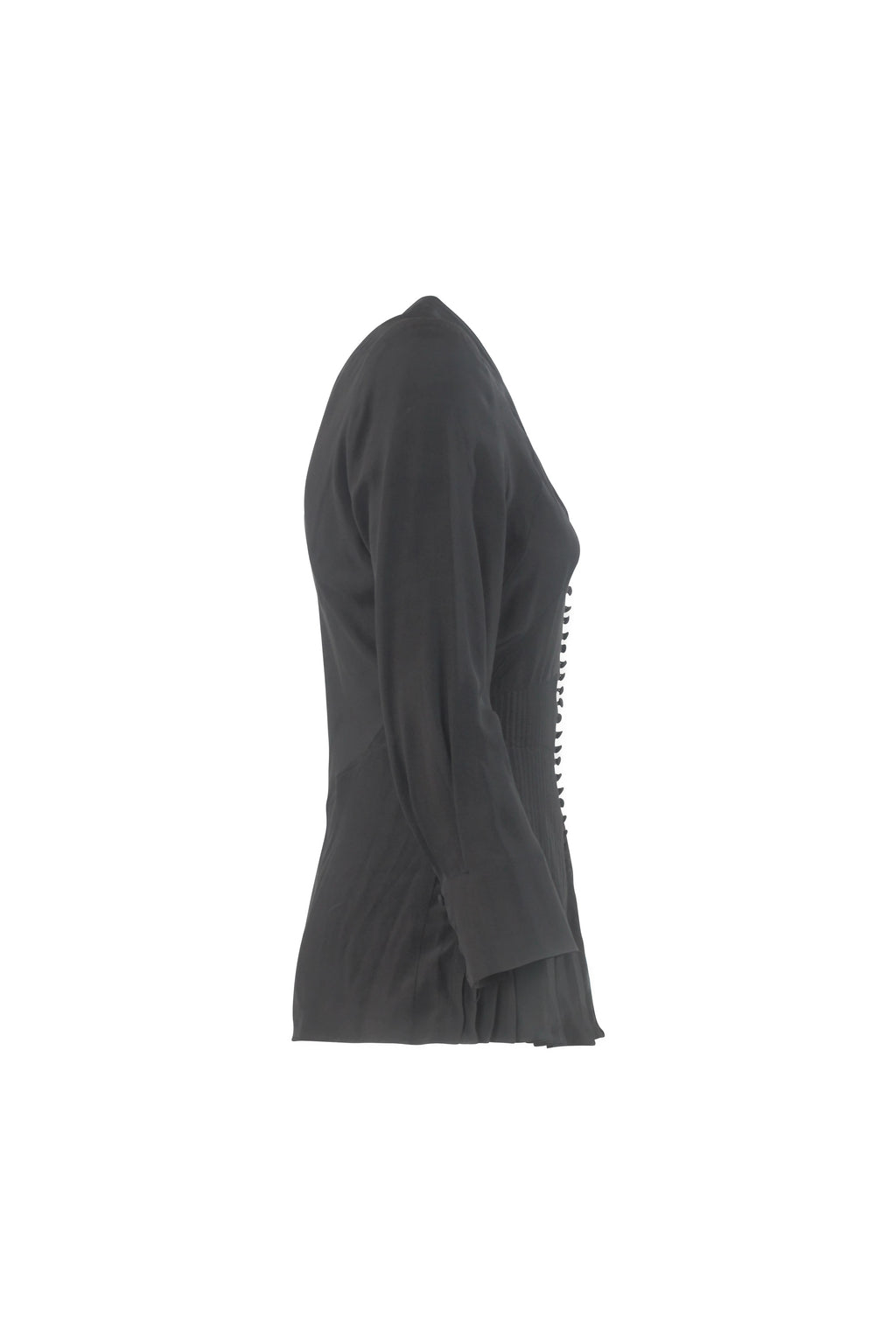 Black Silk Blouse