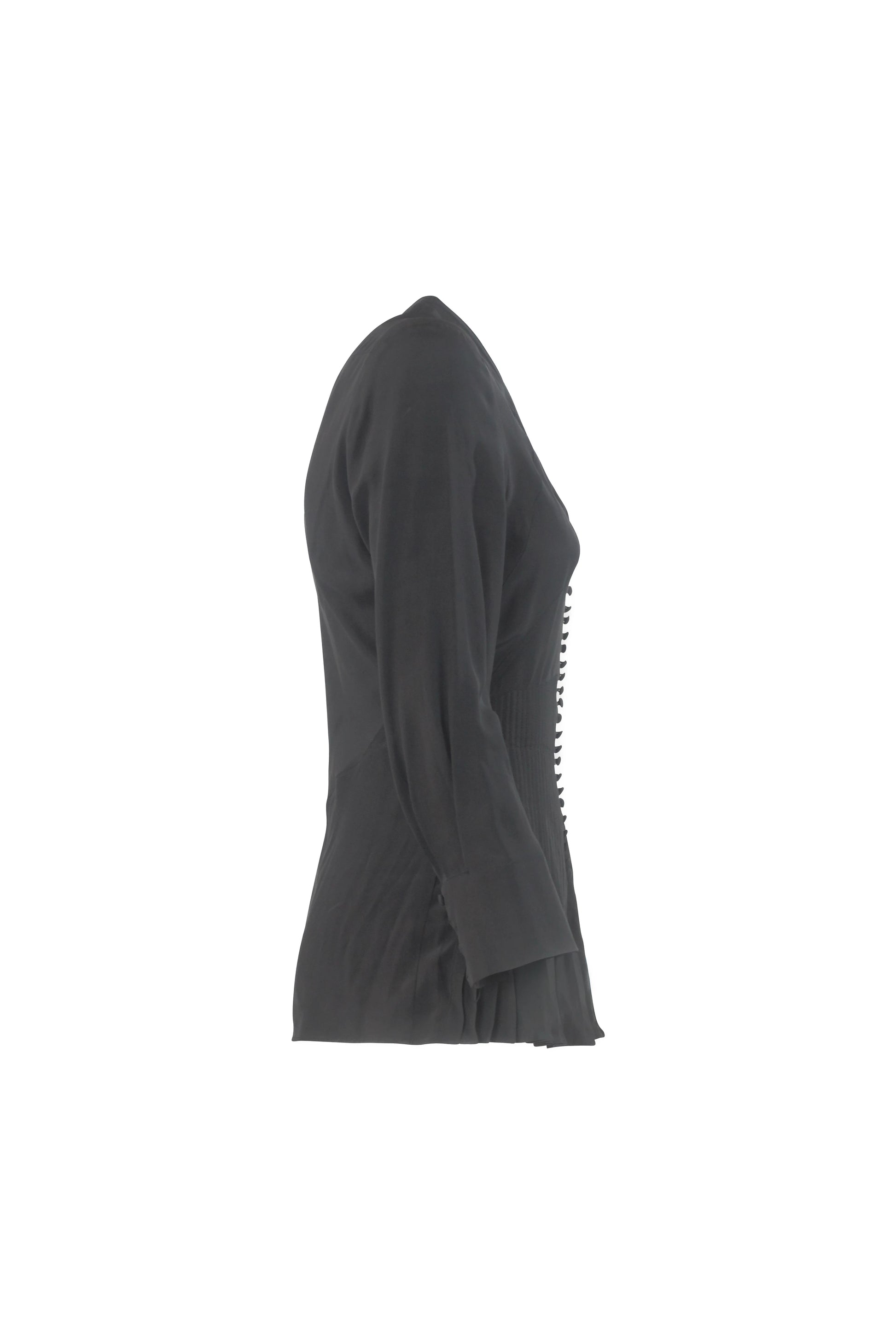 Black Silk Blouse