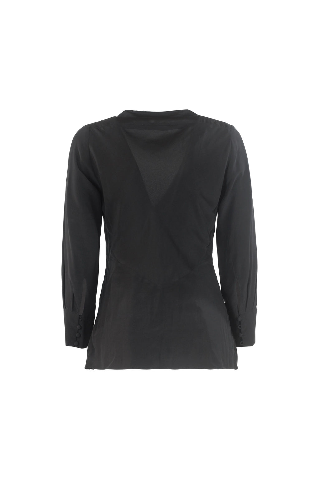 Black Silk Blouse