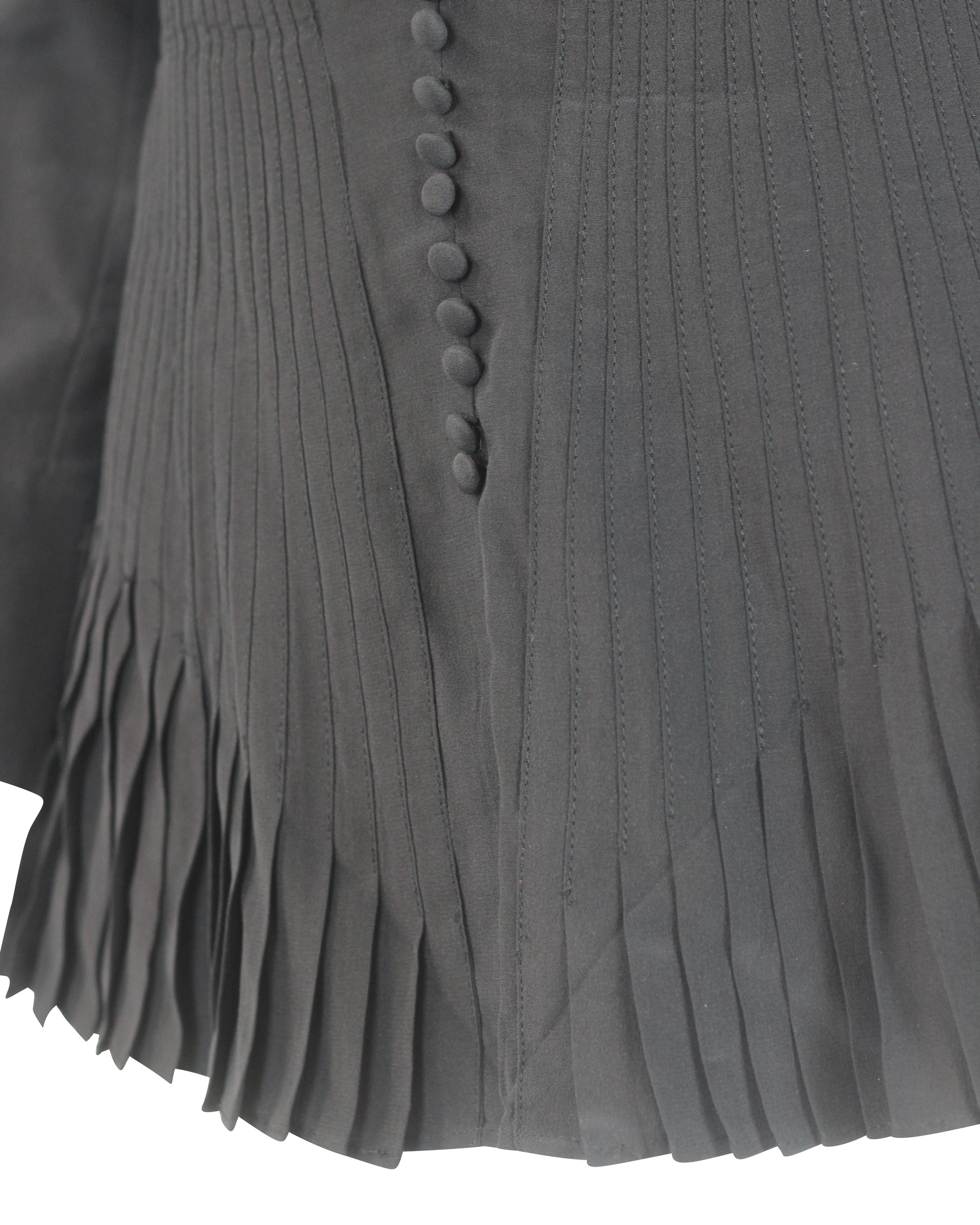 Black Silk Blouse