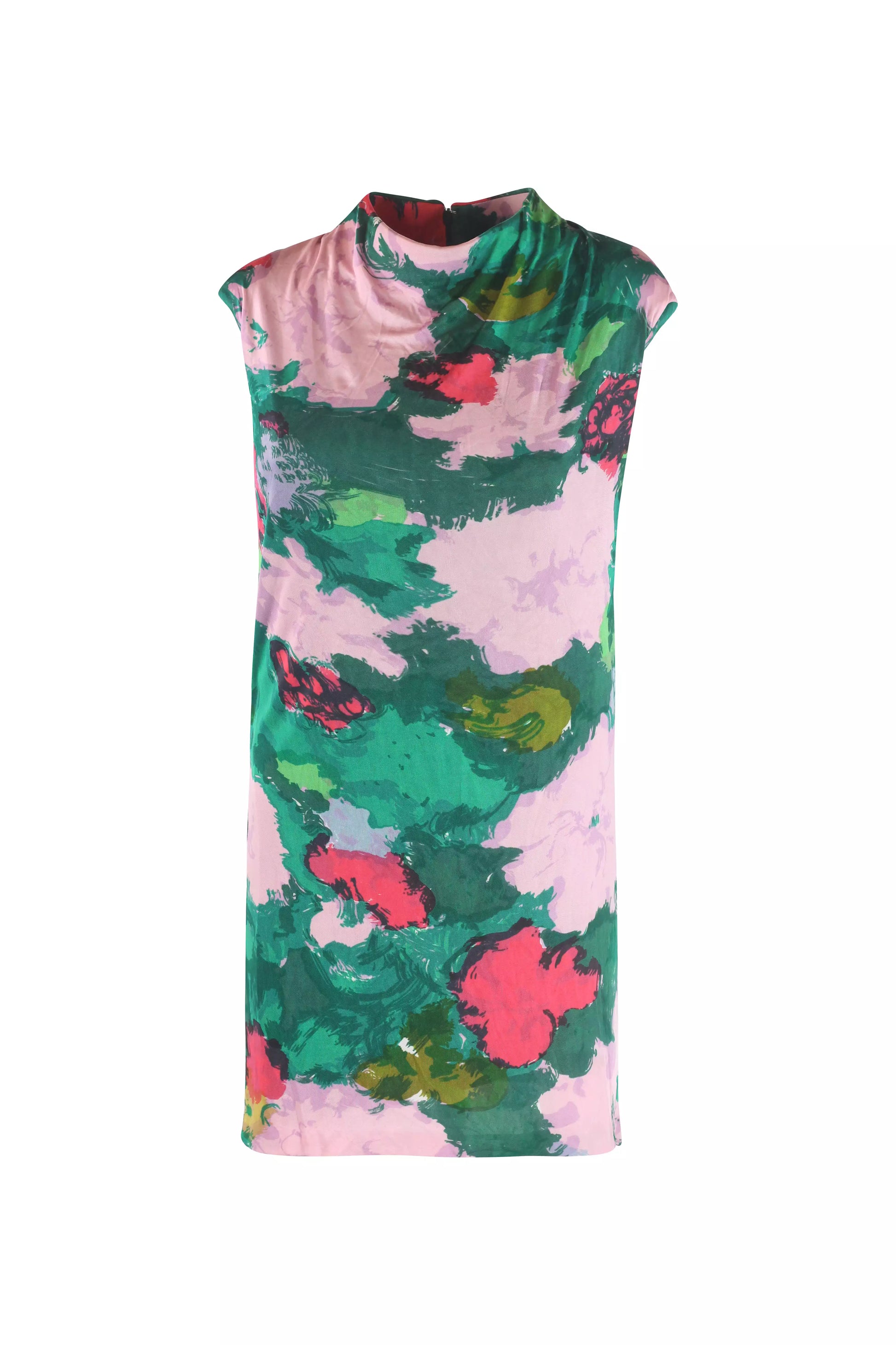 Abstract Floral Print Mini Dress SS2008
