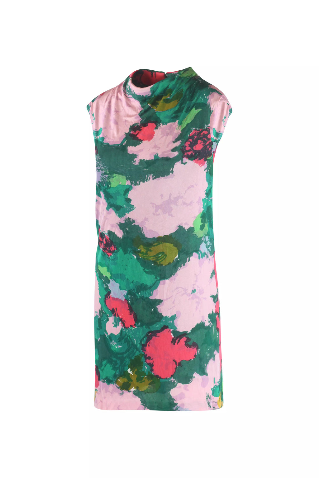 Abstract Floral Print Mini Dress SS2008