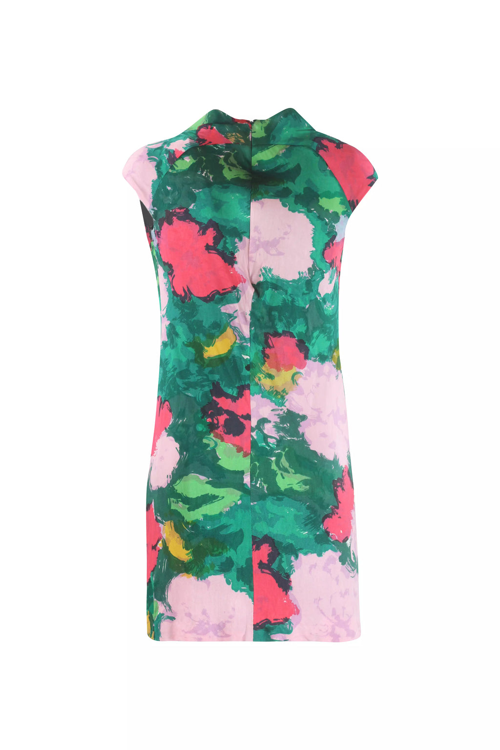 Abstract Floral Print Mini Dress SS2008