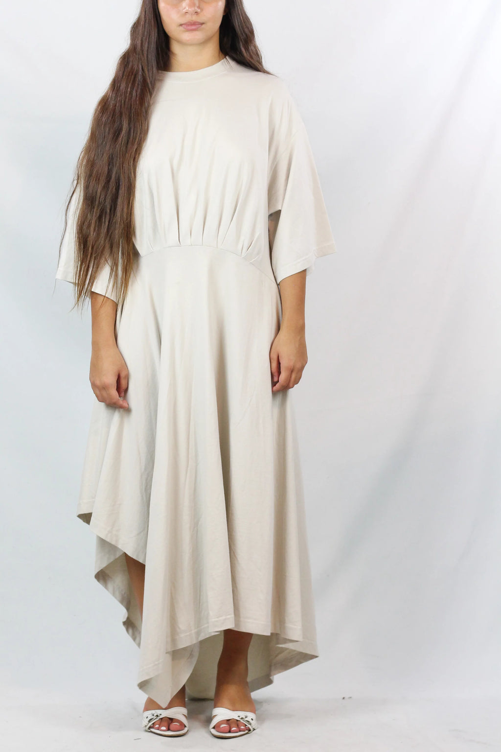 Cotton Oversized T-Shirt Maxi Dress