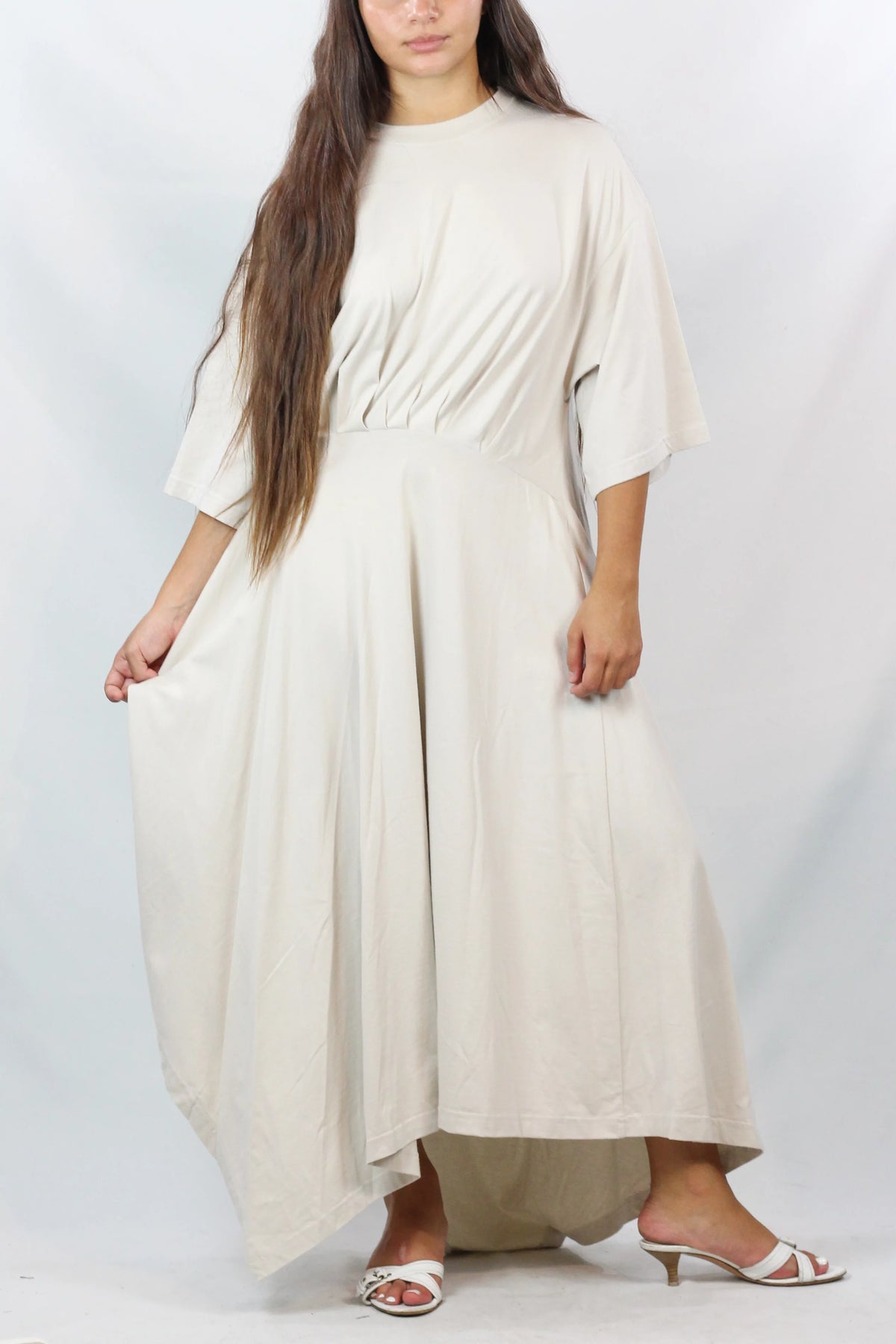 Cotton Oversized T-Shirt Maxi Dress