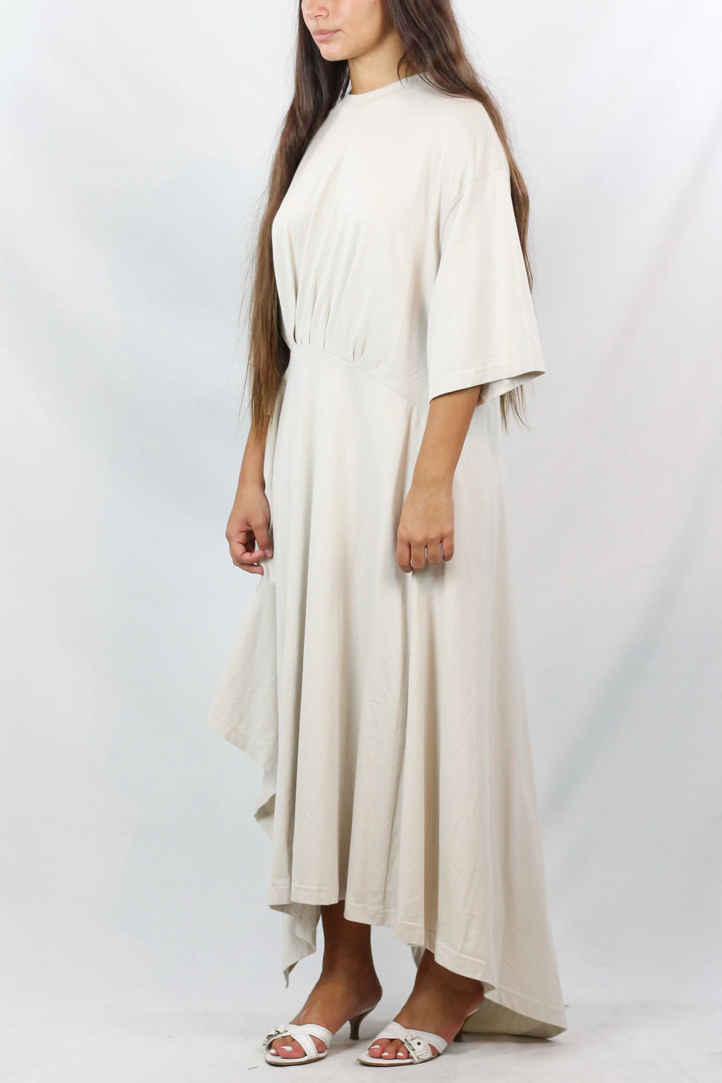 Cotton Oversized T-Shirt Maxi Dress