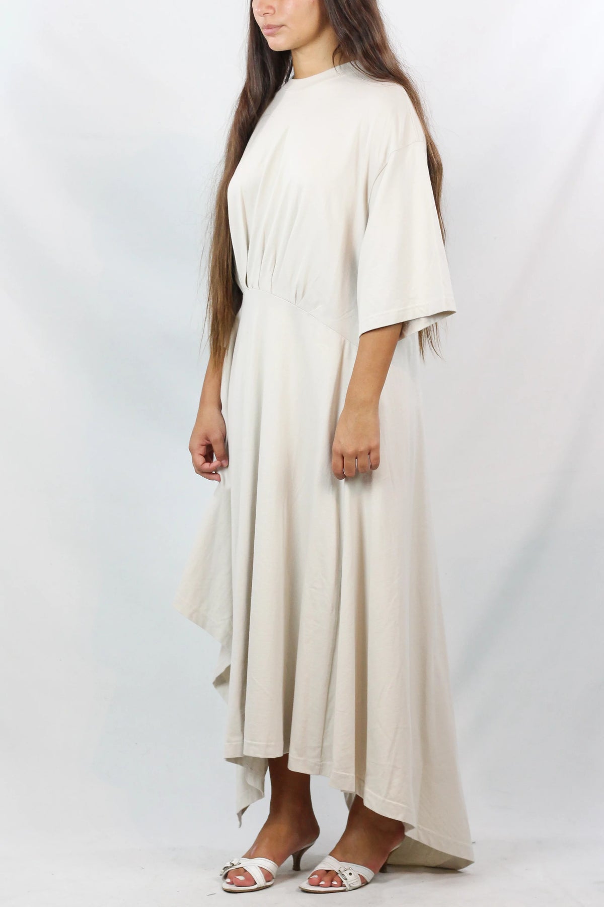 Cotton Oversized T-Shirt Maxi Dress