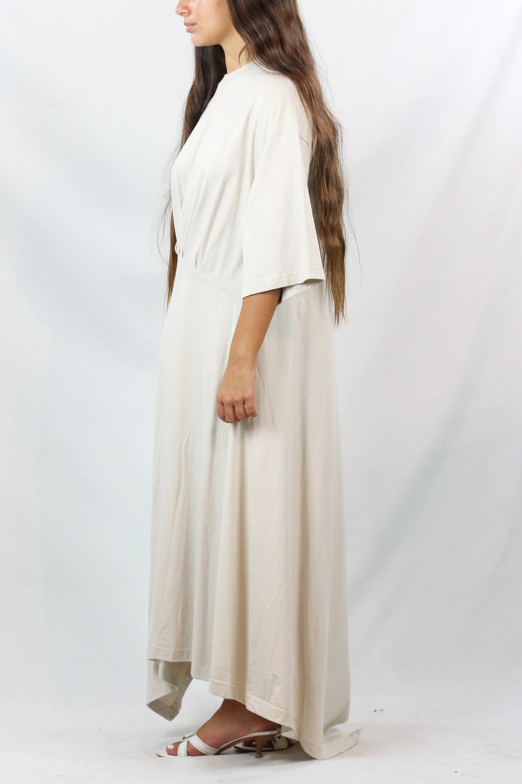 Cotton Oversized T-Shirt Maxi Dress