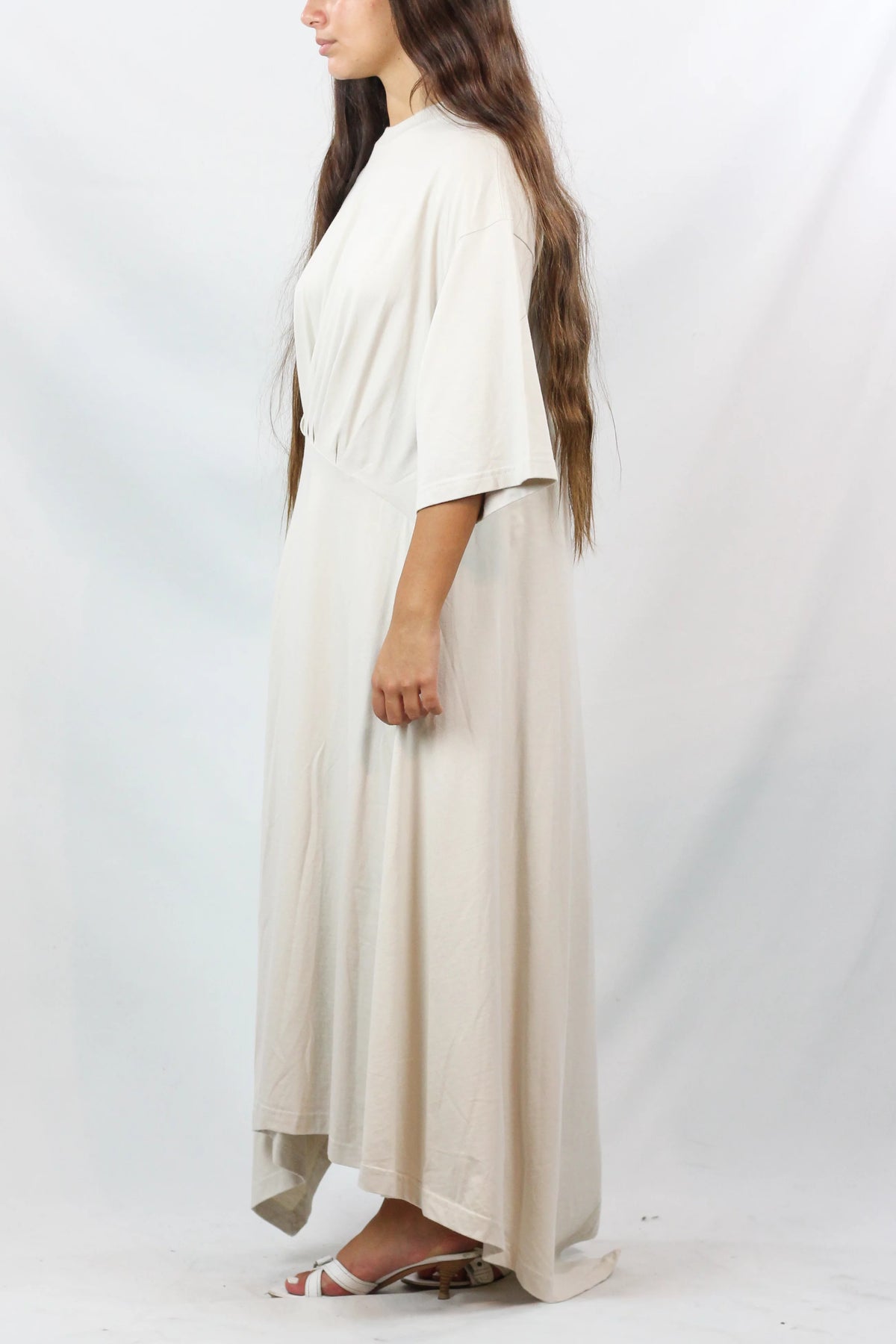Cotton Oversized T-Shirt Maxi Dress